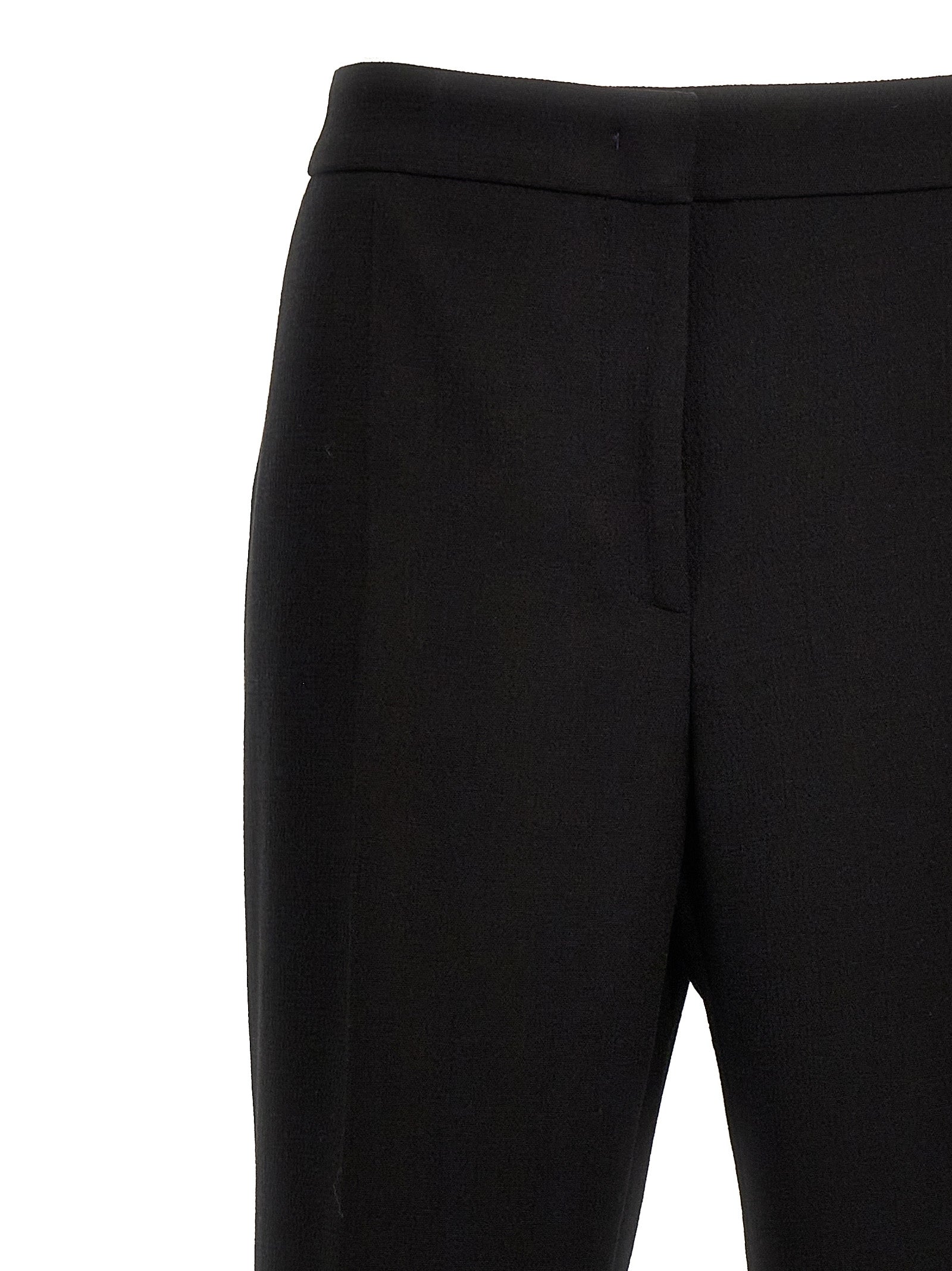 Moschino Black Viscose Dress Pants Moschino
