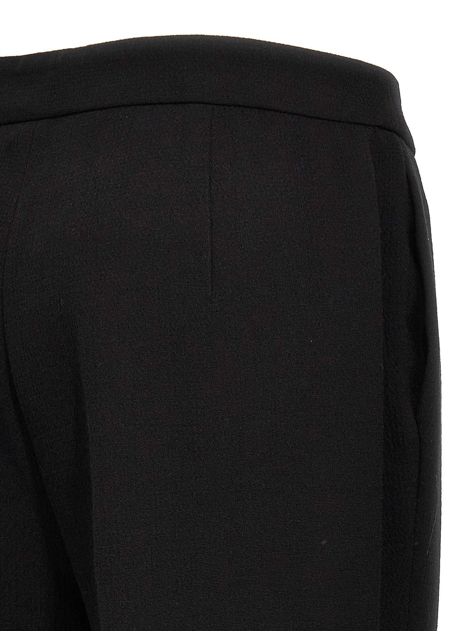 Moschino Black Viscose Dress Pants Moschino