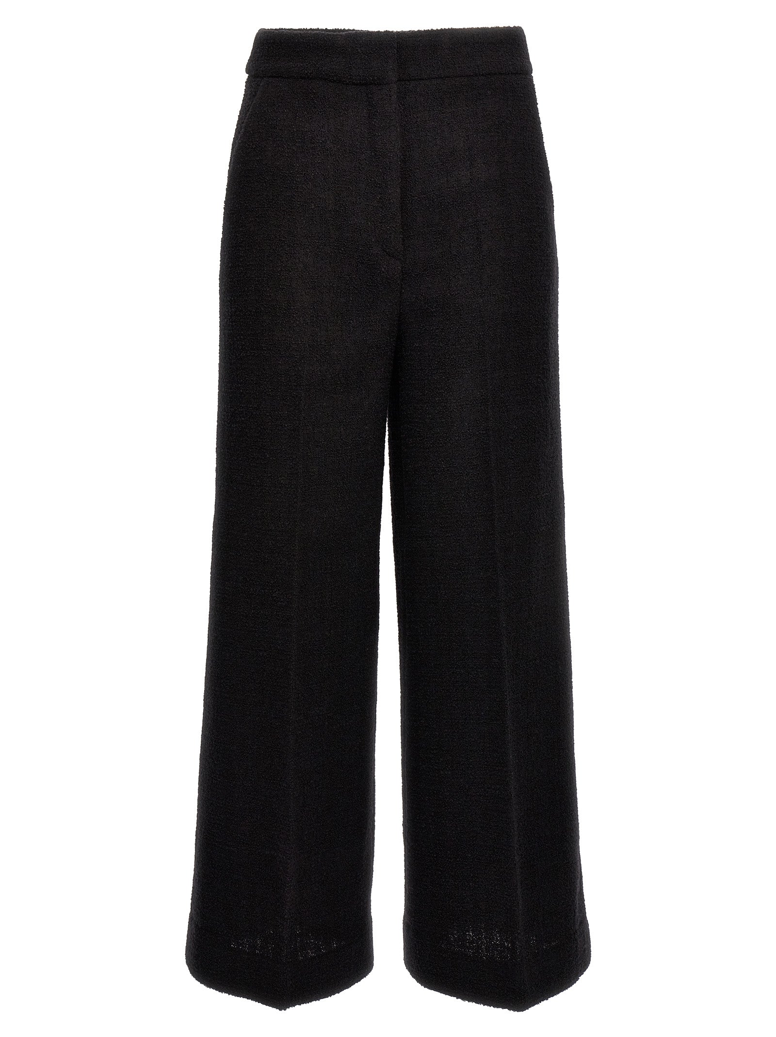 Moschino Black Wool Cropped Pants Moschino