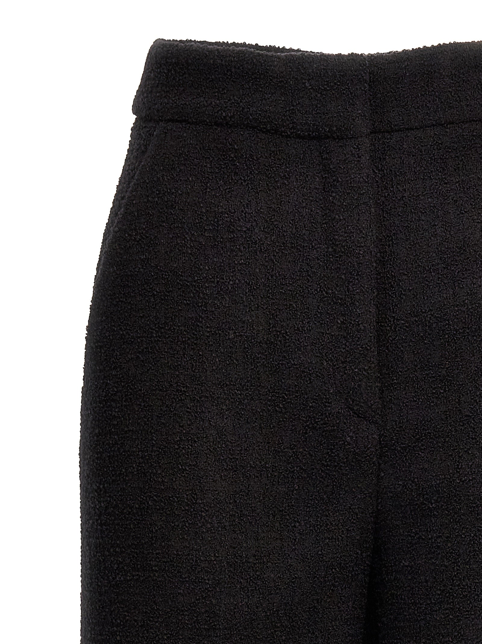 Moschino Black Wool Cropped Pants Moschino