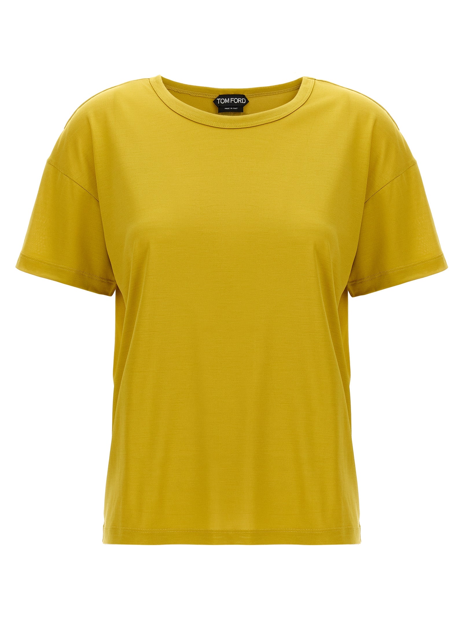 Tom Ford Bicolor Silk T-Shirt Tom Ford
