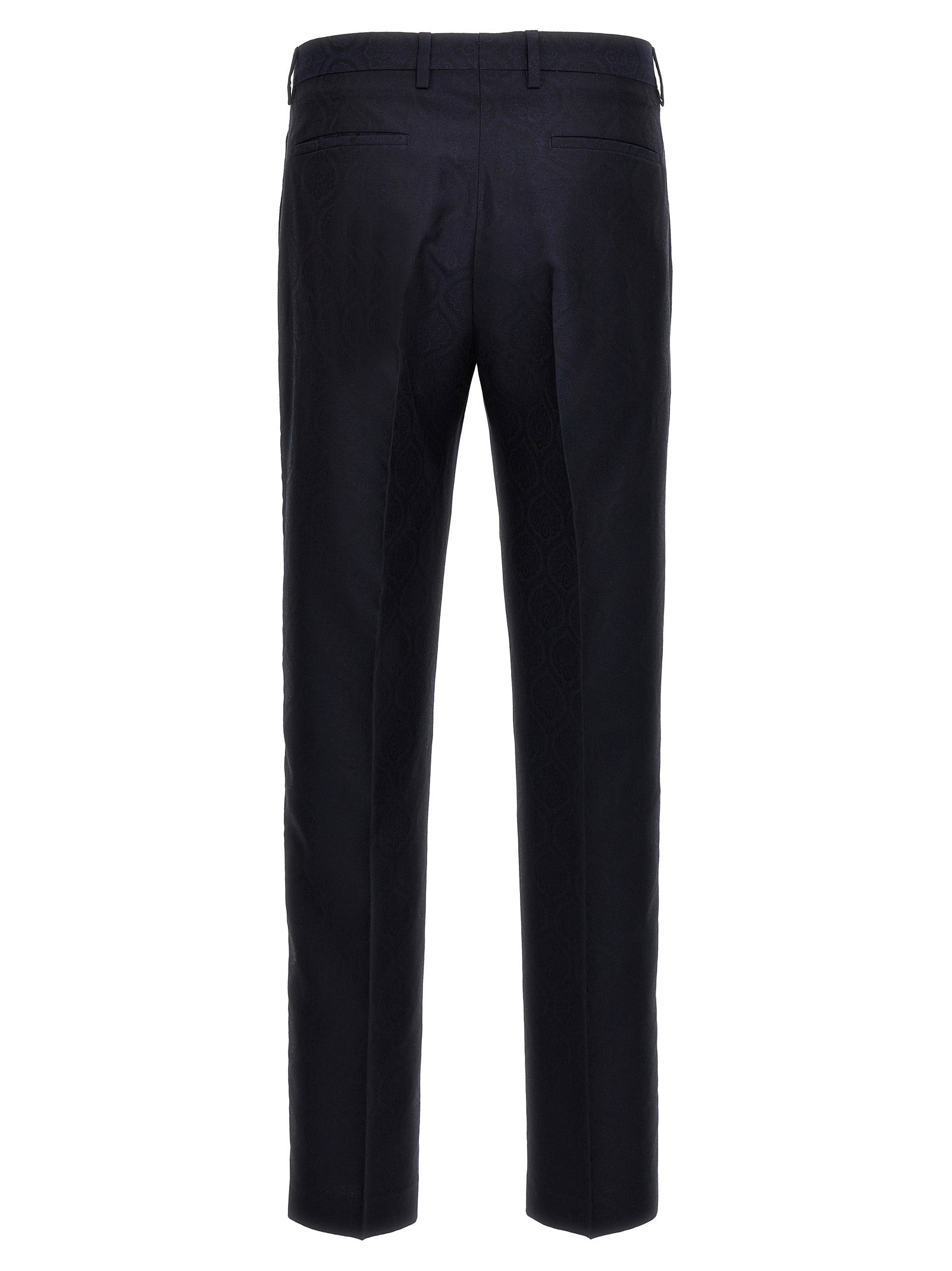 Etro Blue Cotton Dress Pants Etro