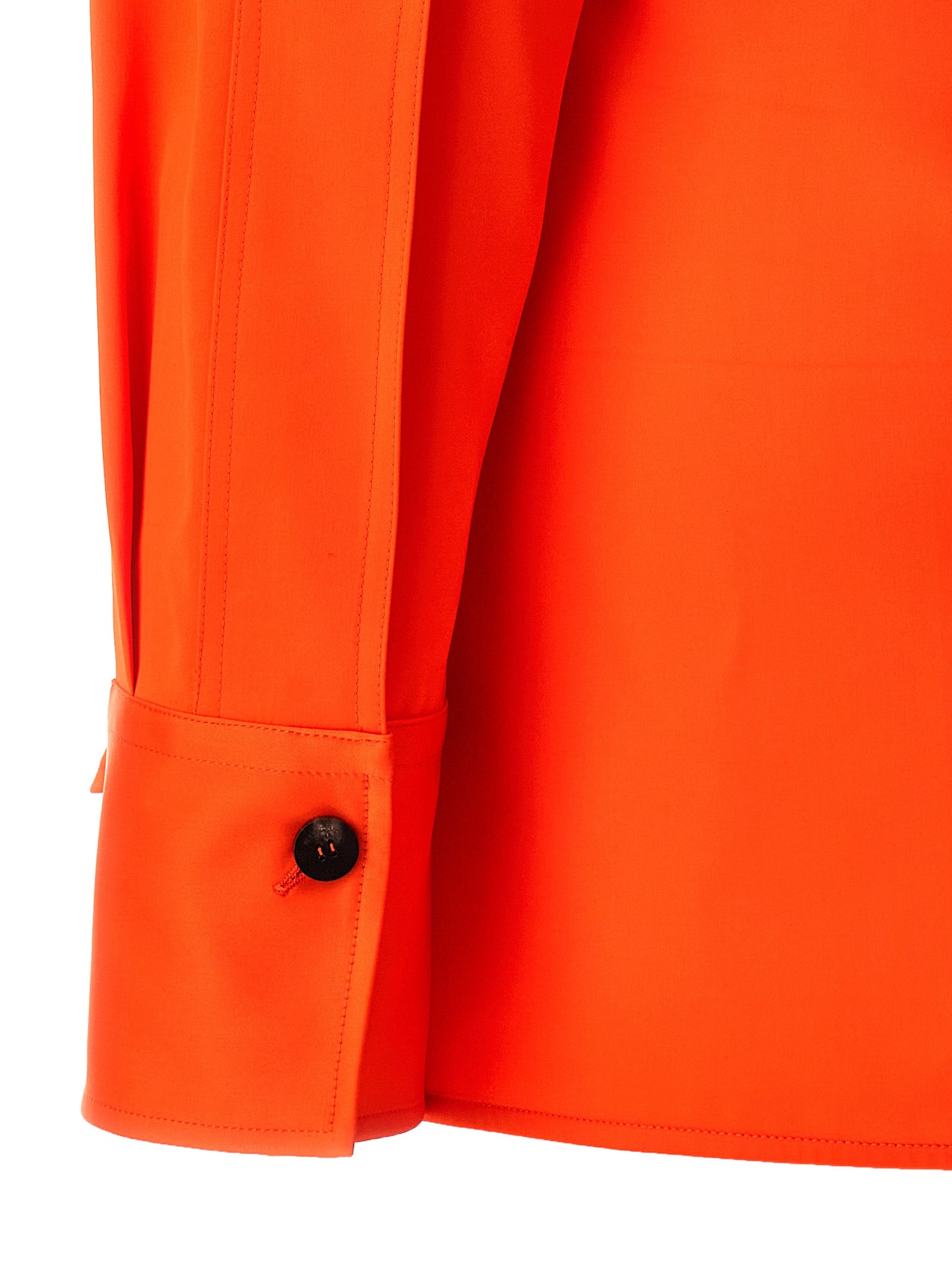 Ferragamo Orange Viscose Blouse Ferragamo