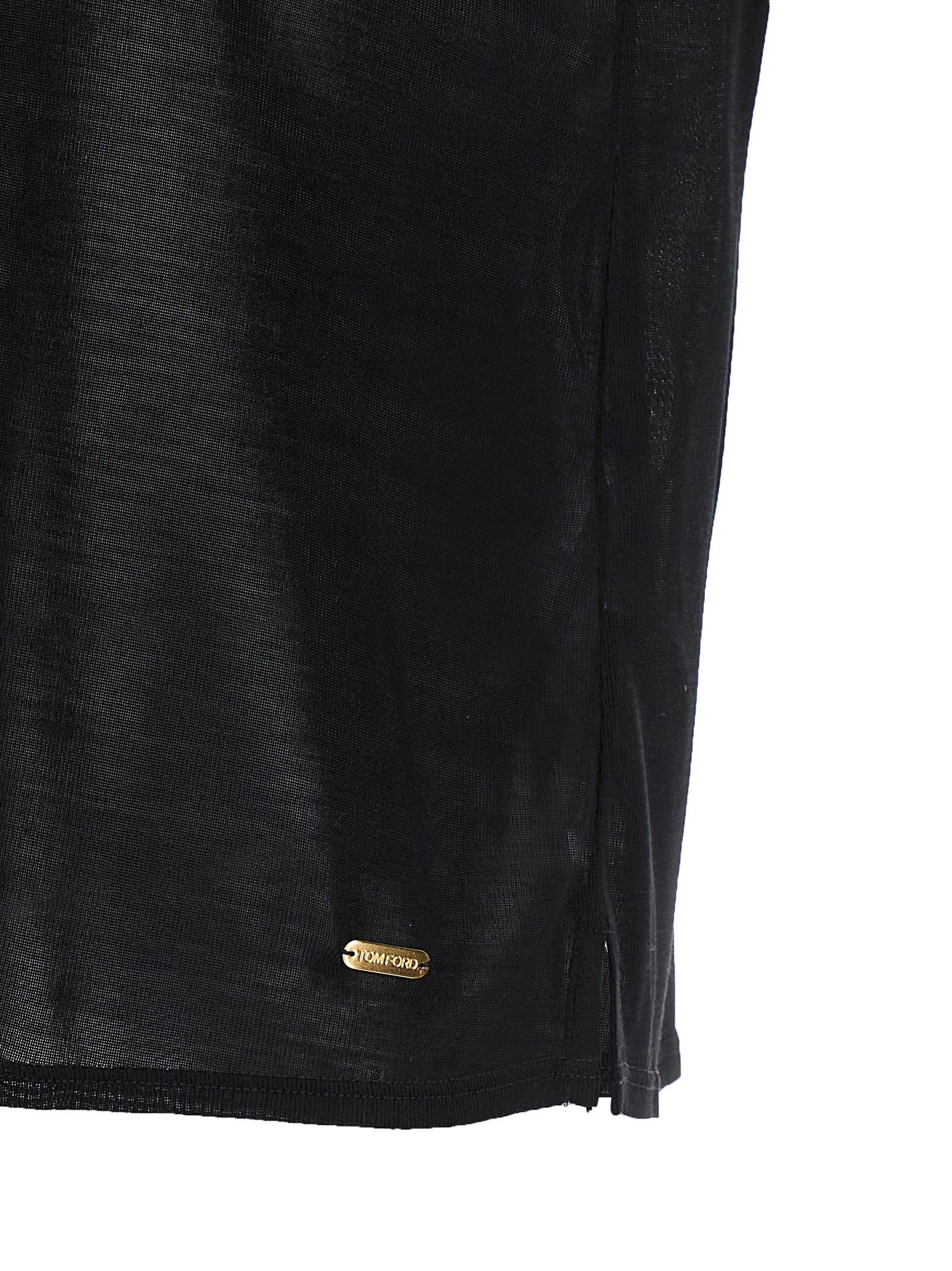 Tom Ford Black Silk T-Shirt Tom Ford