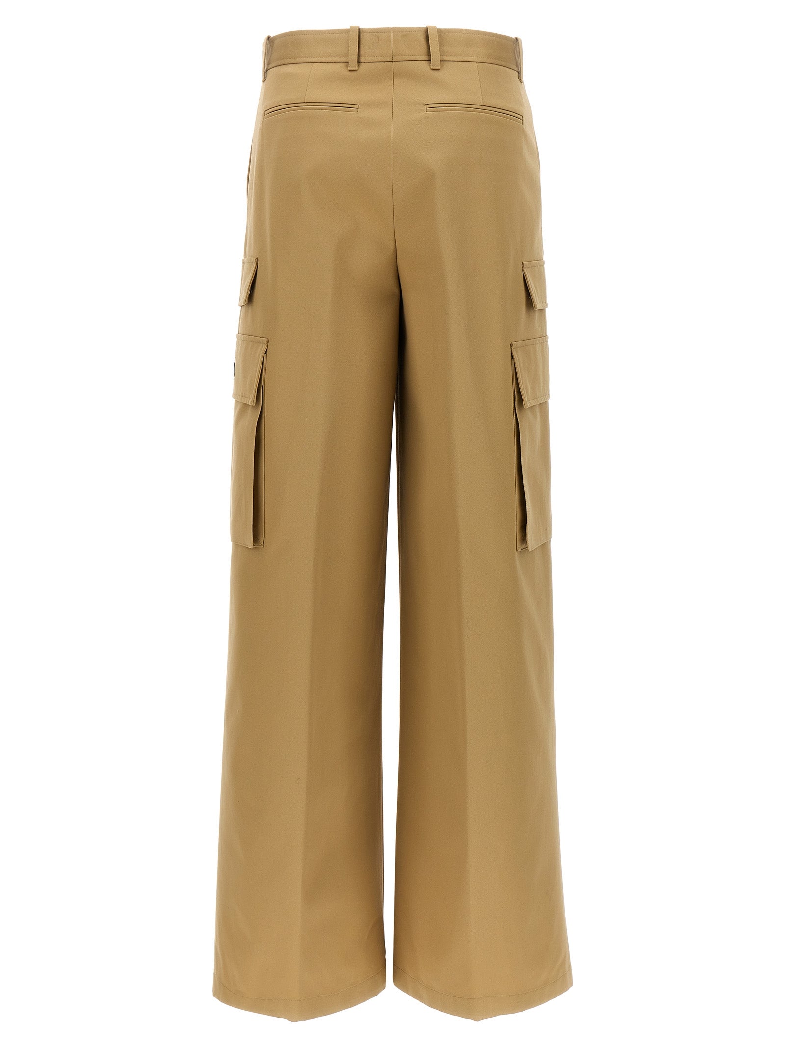 Versace Beige Cotton Cargo Pants Versace