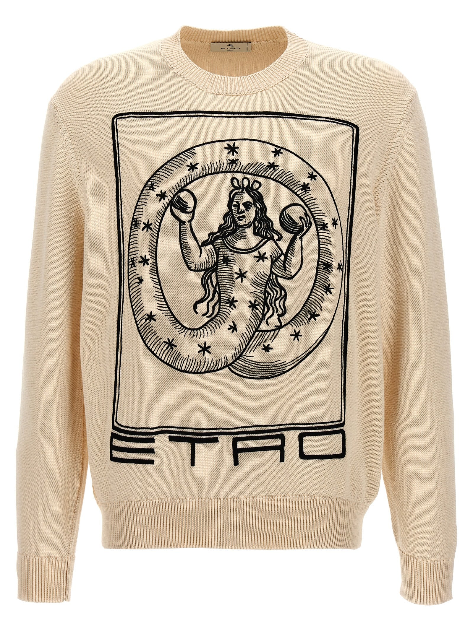 Etro Beige Cotton Cardigan Etro