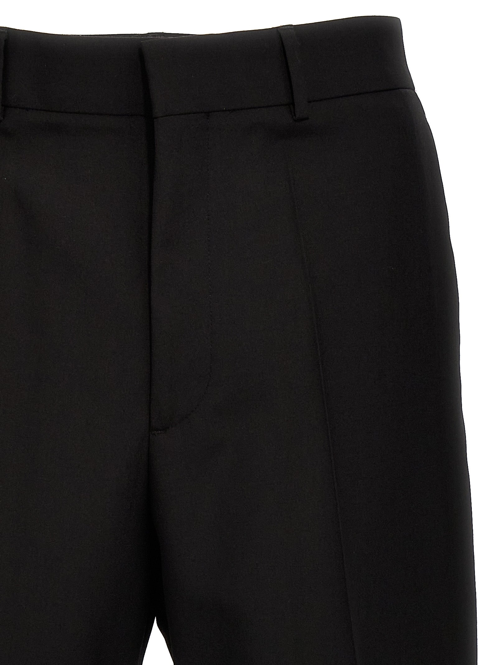 Valentino Garavani Black Virgin Wool Dress Pants Valentino Garavani