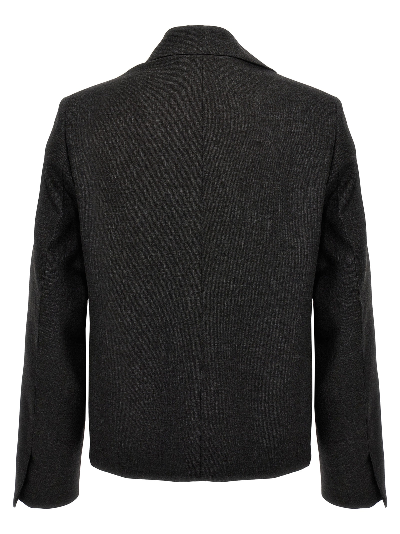 Givenchy Gray Virgin Wool Jacket Givenchy