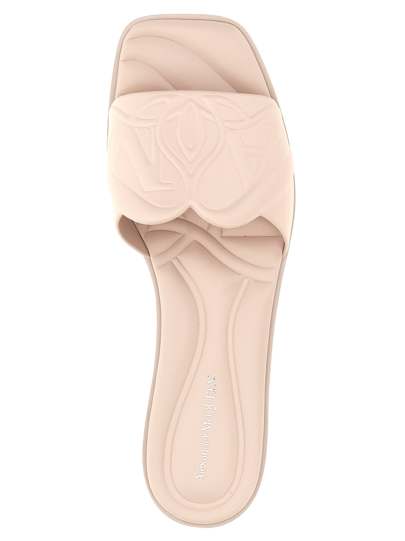Alexander McQueen Multicolor Calfskin Slides Alexander McQueen