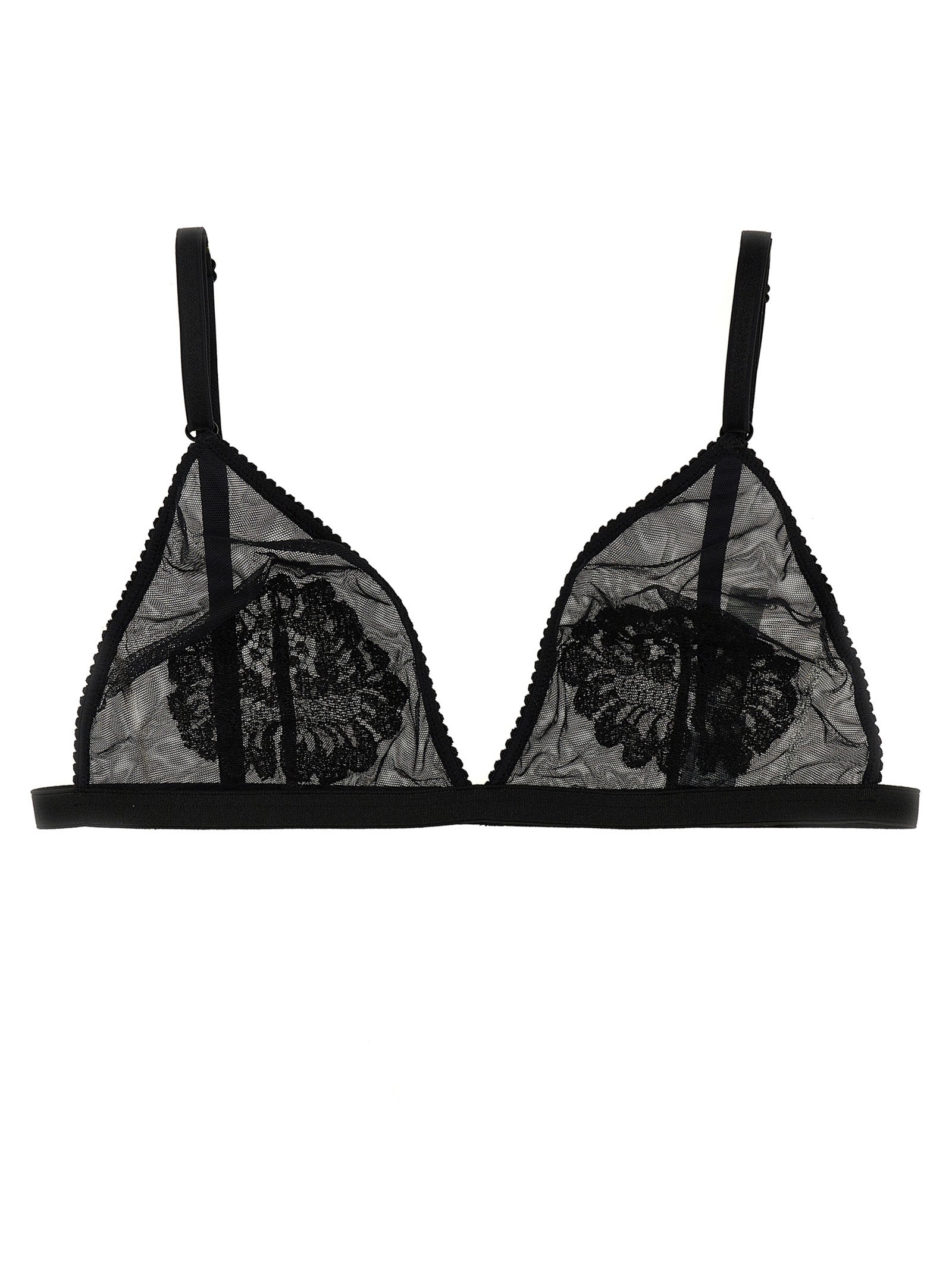 Dolce & Gabbana Black Polyamide Bra Dolce & Gabbana