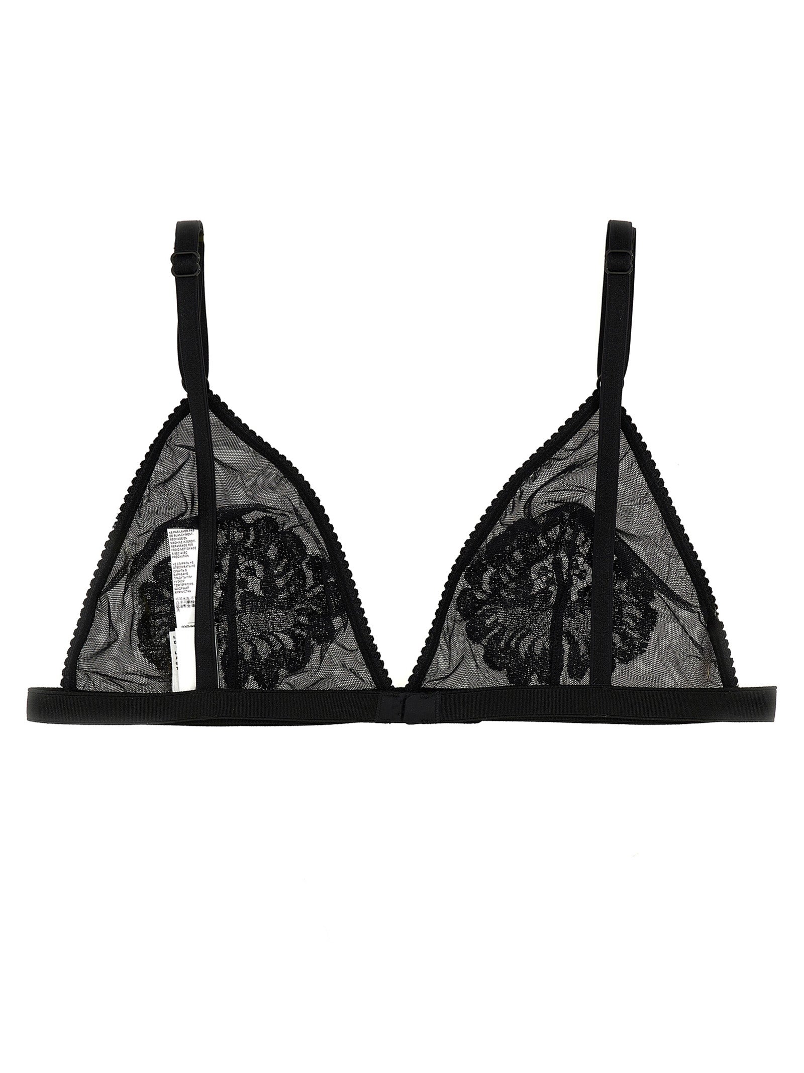 Dolce & Gabbana Black Polyamide Bra Dolce & Gabbana