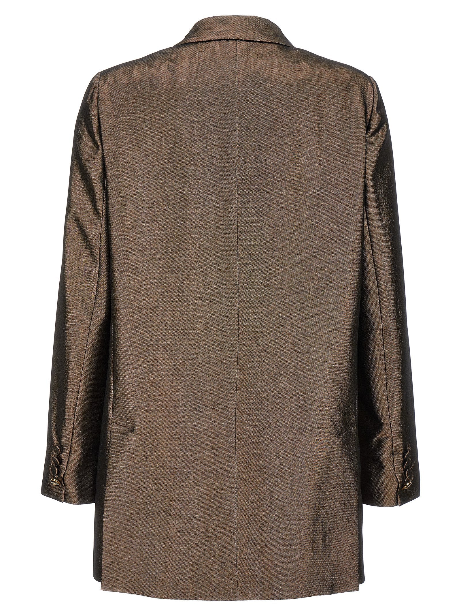 Max Mara Brown Silk Blazer Max Mara