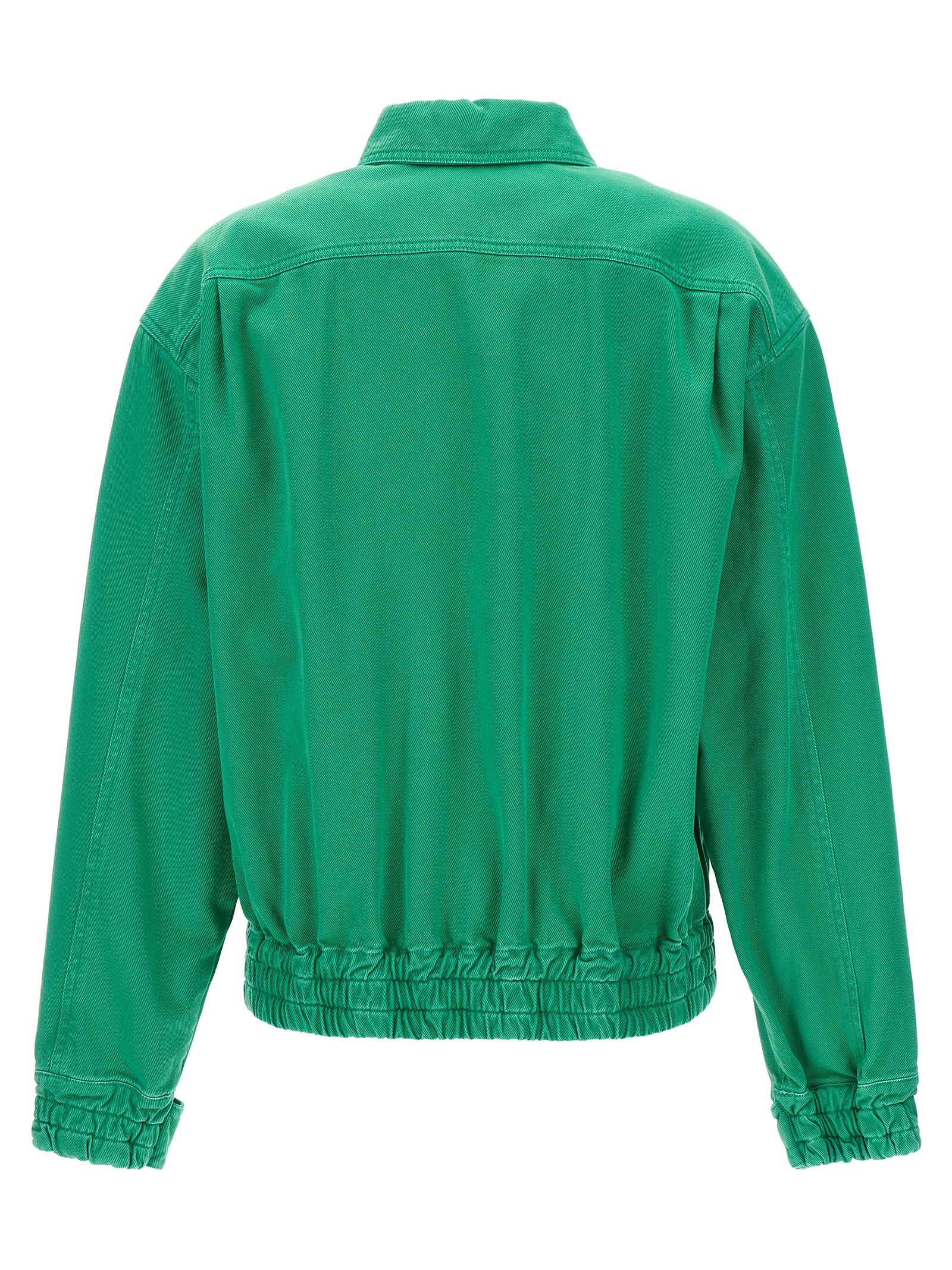 Max Mara Bicolor Cotton Full-Length Jacket Max Mara