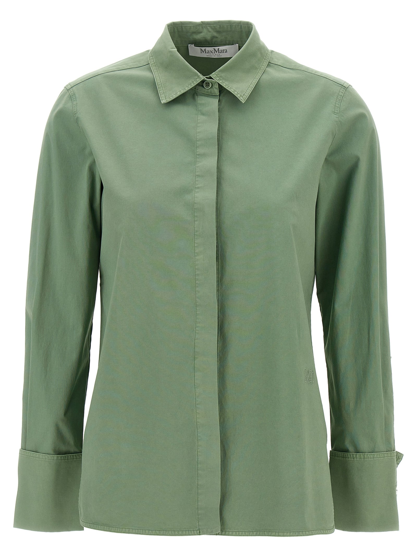 Max Mara Bicolor Cotton Blouse Max Mara