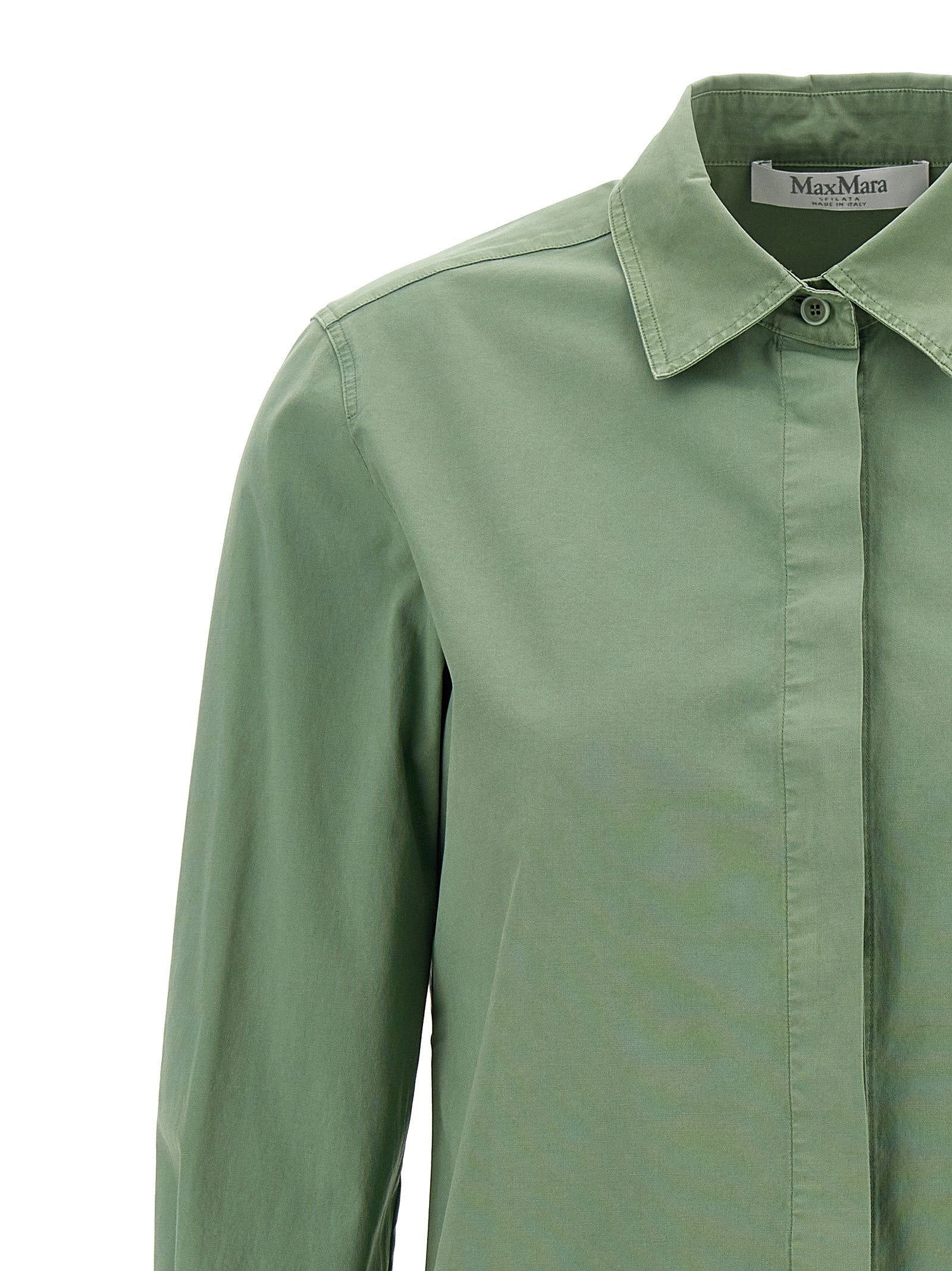 Max Mara Bicolor Cotton Blouse Max Mara