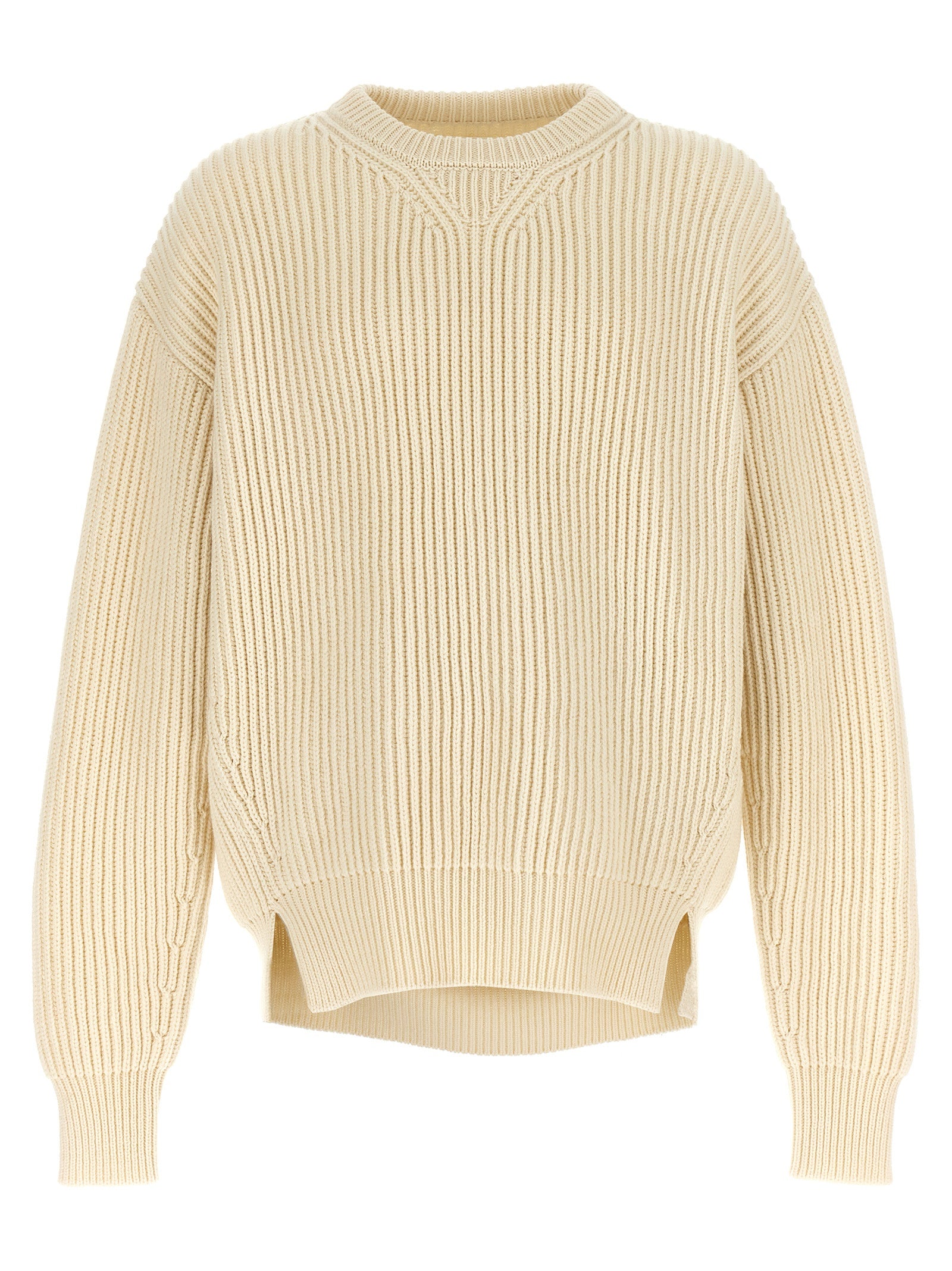 Jil Sander White Wool Cardigan Jil Sander