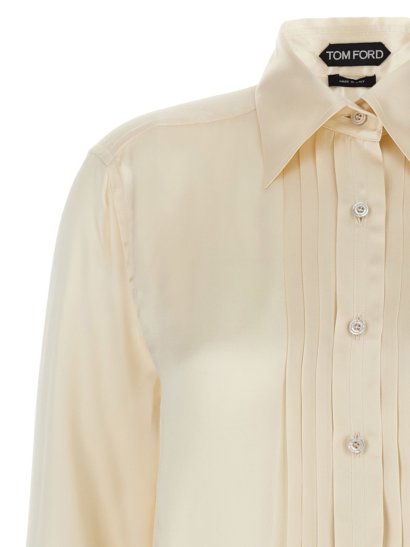 Tom Ford White Silk Blouse Tom Ford