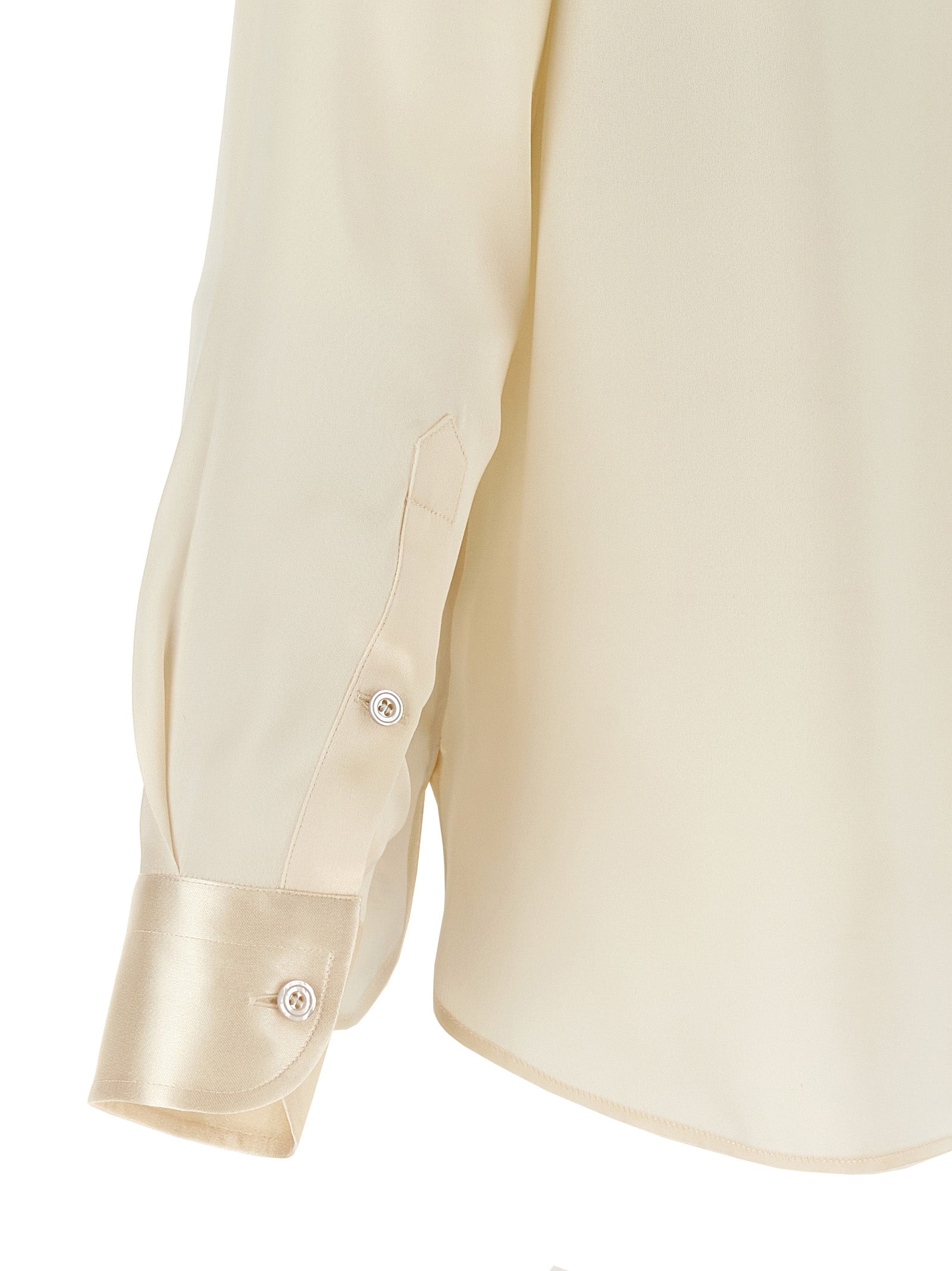 Tom Ford White Silk Blouse Tom Ford