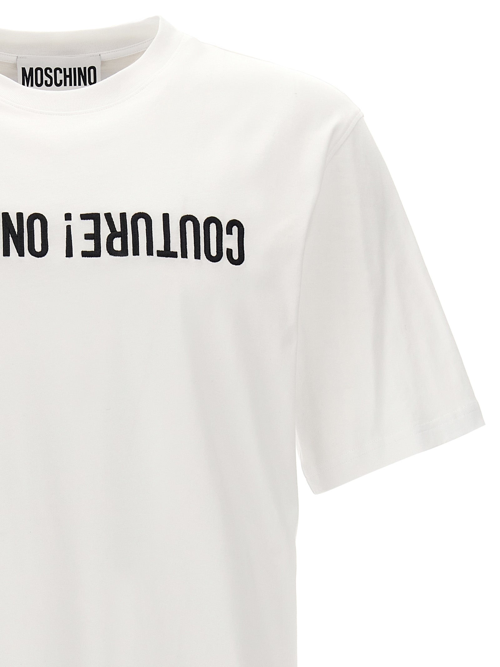 Moschino Bicolor Cotton T-Shirt Moschino