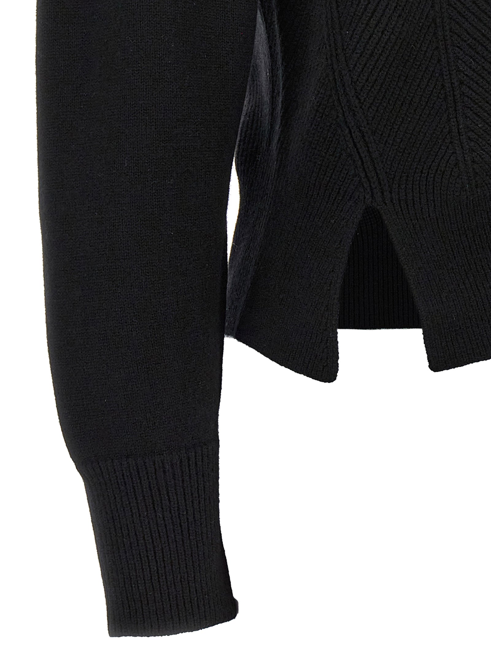 Alexander McQueen Black Wool Cardigan Alexander McQueen
