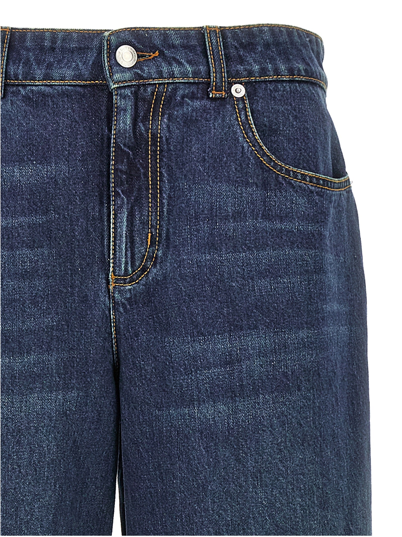 Alexander McQueen Blue Cotton Jeans Denim Alexander McQueen