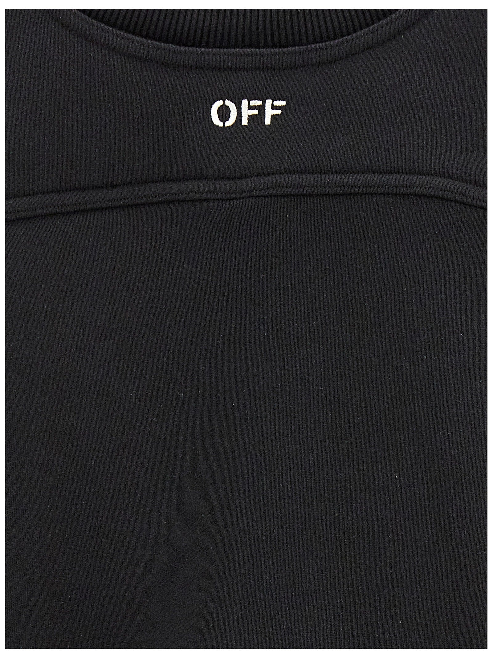 Off-White Bicolor Cotton Sweatshirt Off-White