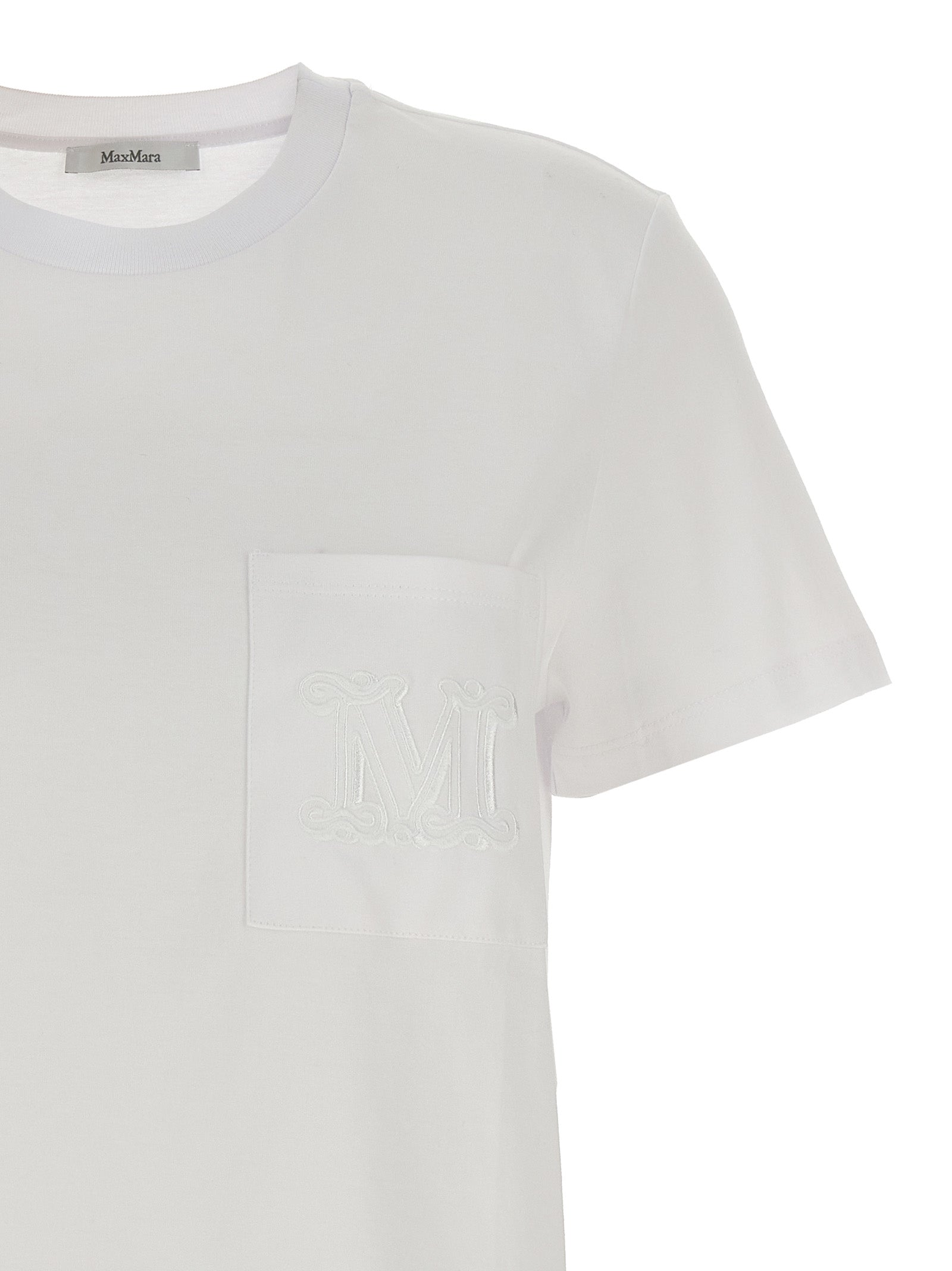 Max Mara White Cotton T-Shirt