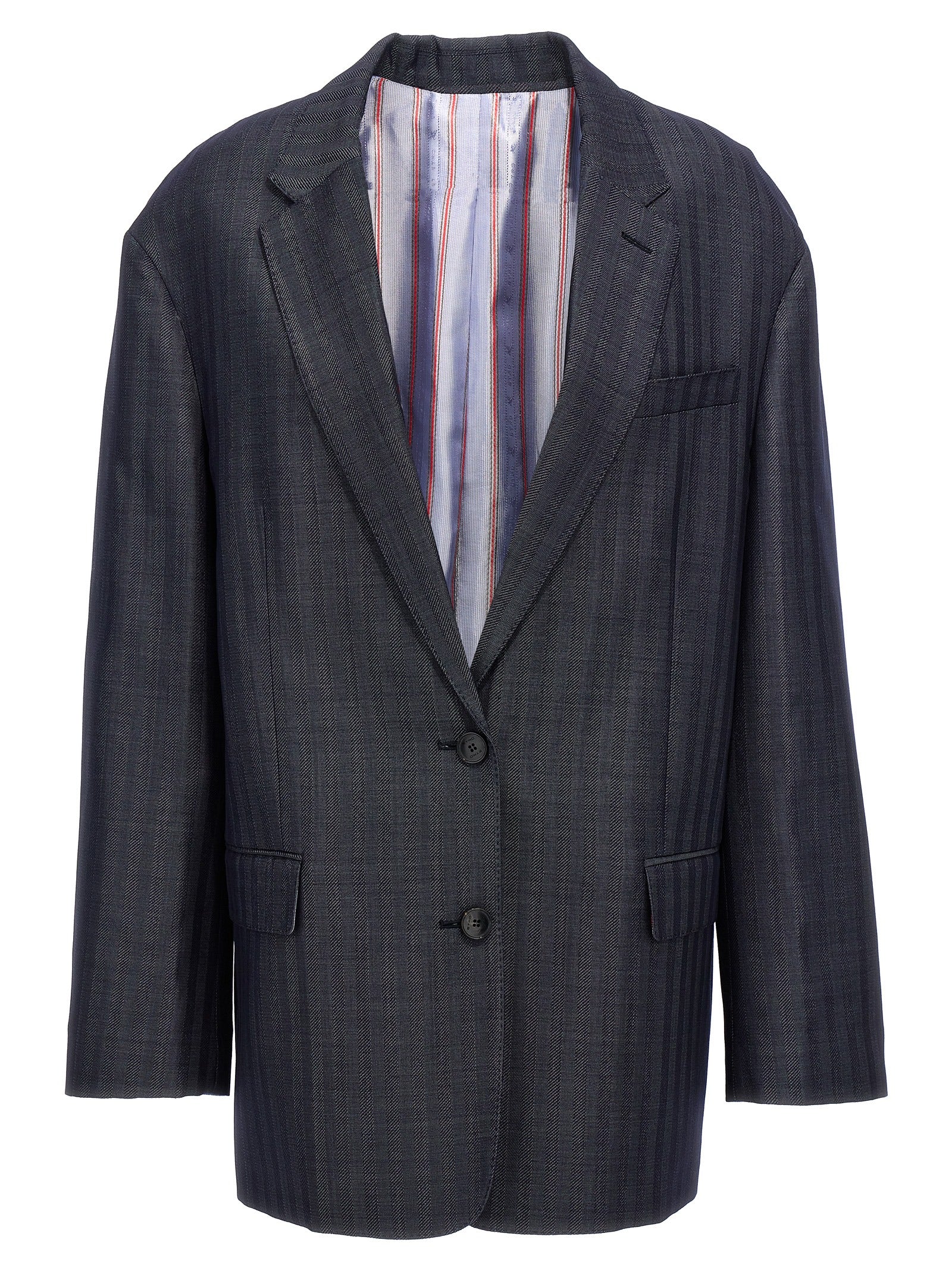 Etro Blue Wool Blazer Etro