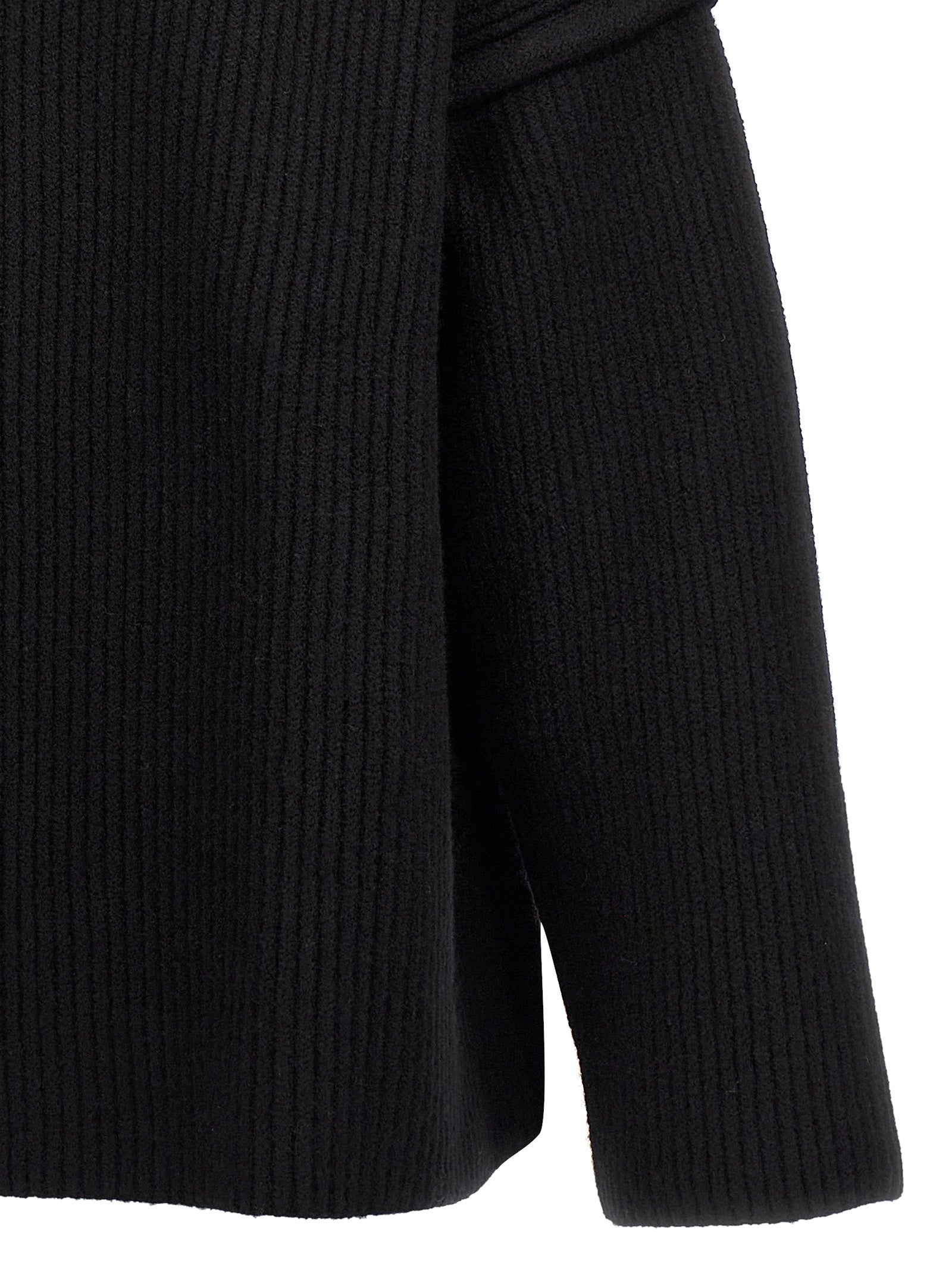 Jil Sander Black Wool Cardigan Jil Sander