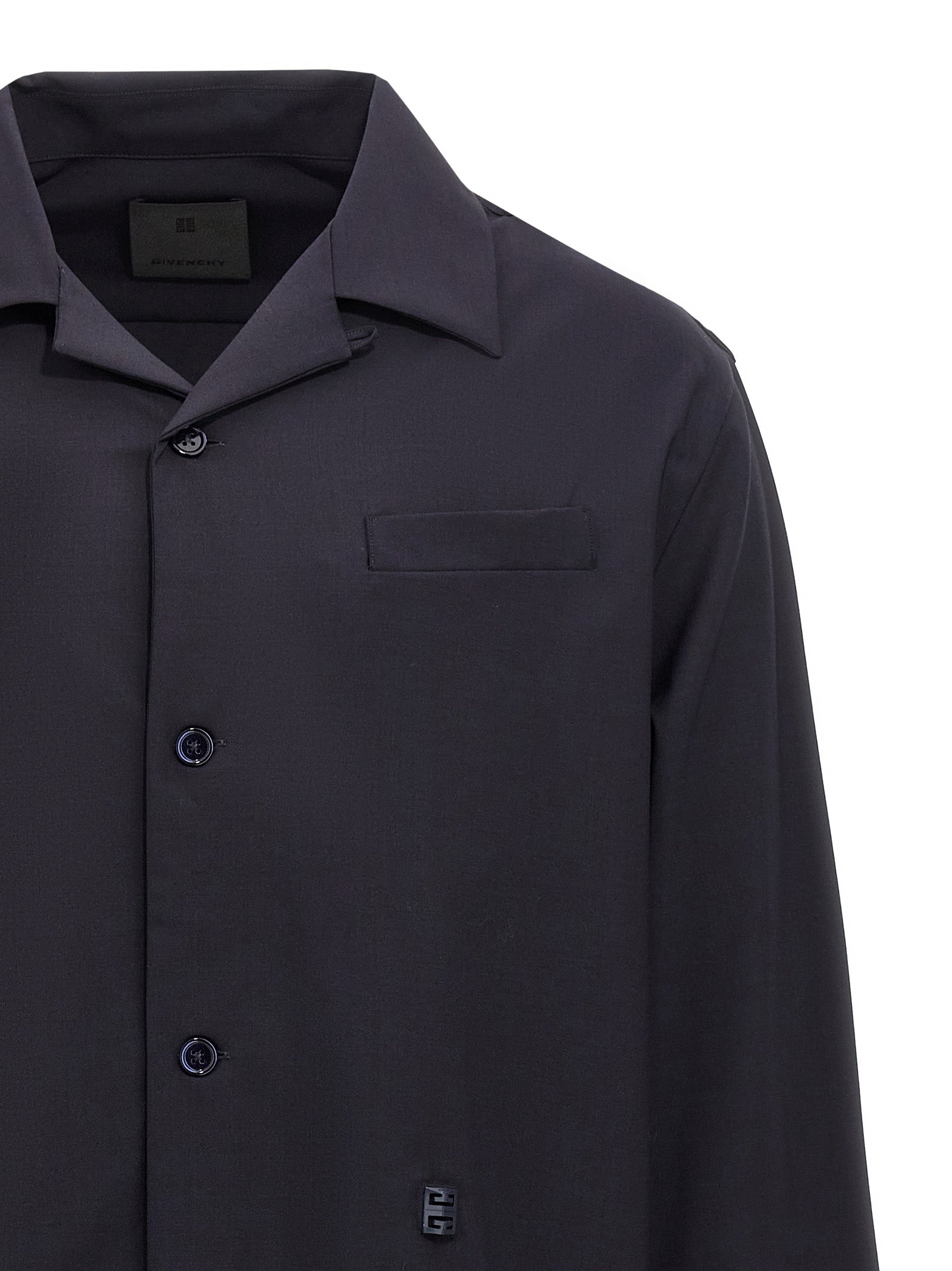 Givenchy Blue Elastane Blouse Givenchy