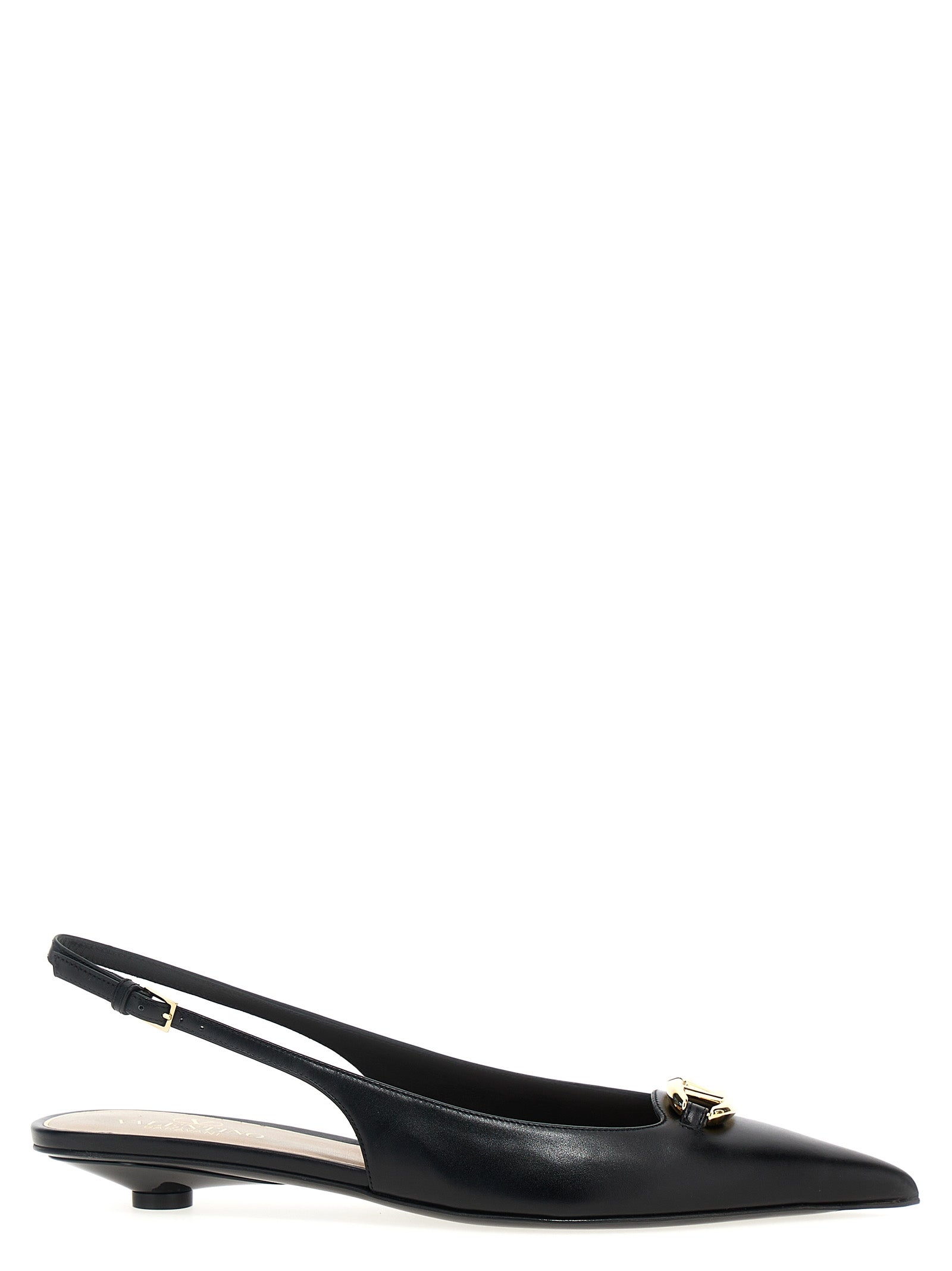 Valentino Garavani Black Calfskin Ballet Flats Valentino Garavani