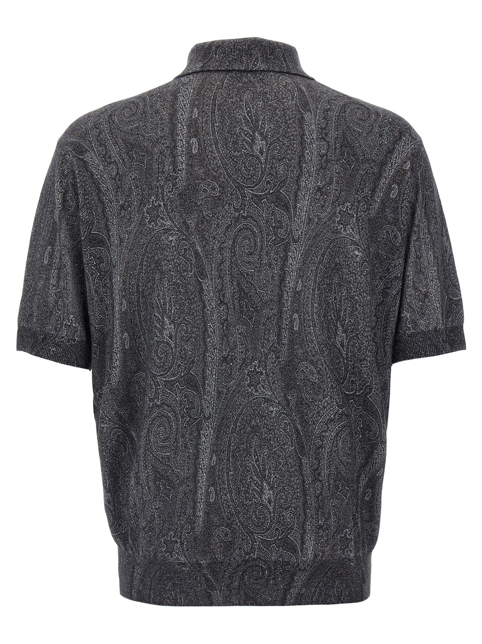 Etro Multicolor Silk Polo Shirt Etro