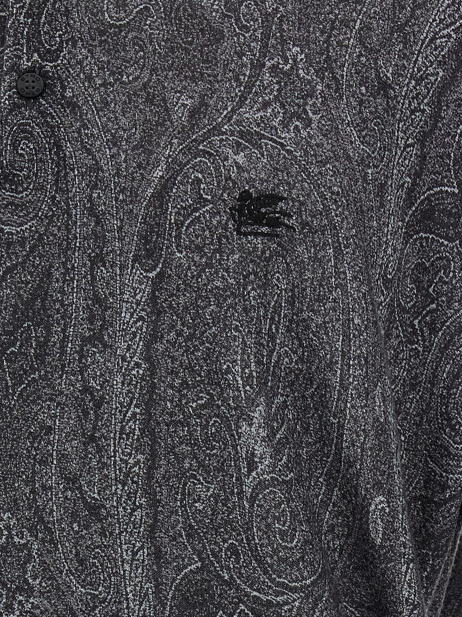 Etro Multicolor Silk Polo Shirt Etro
