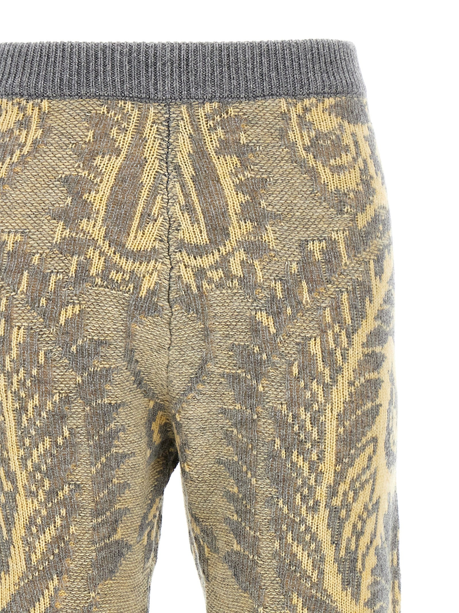 Etro Multicolor Wool Flared Pants Etro