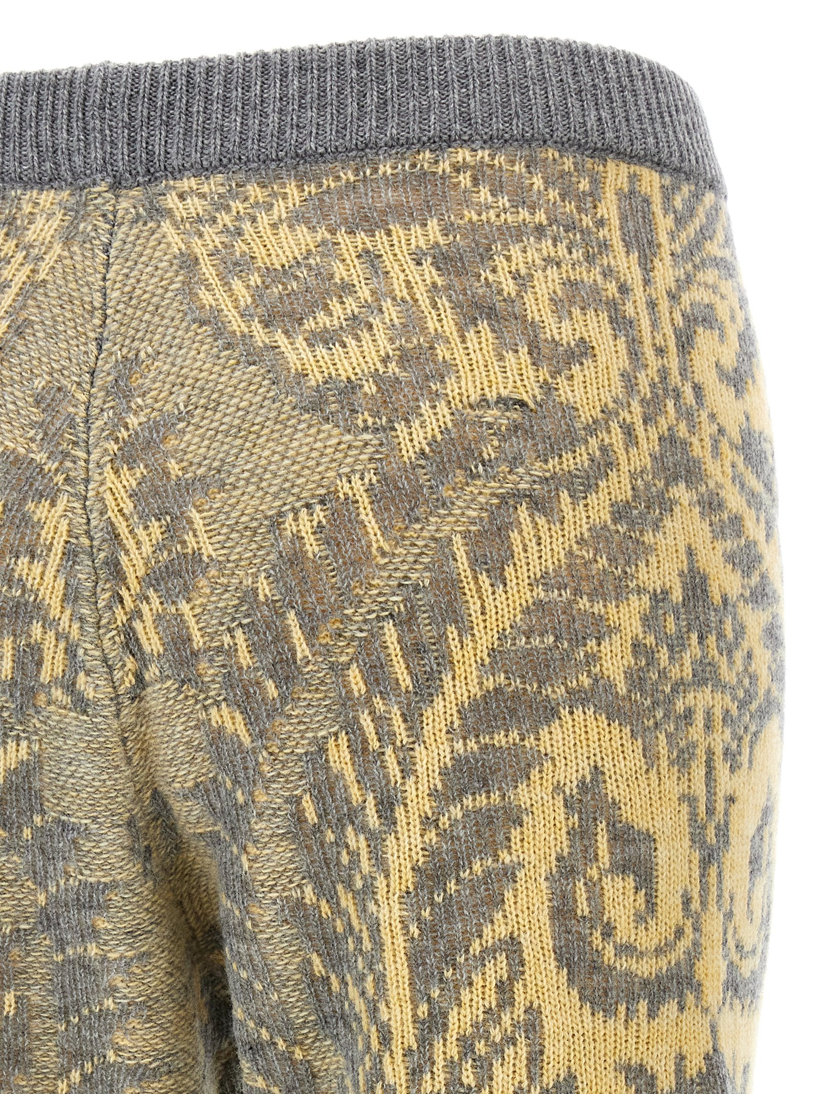 Etro Multicolor Wool Flared Pants Etro