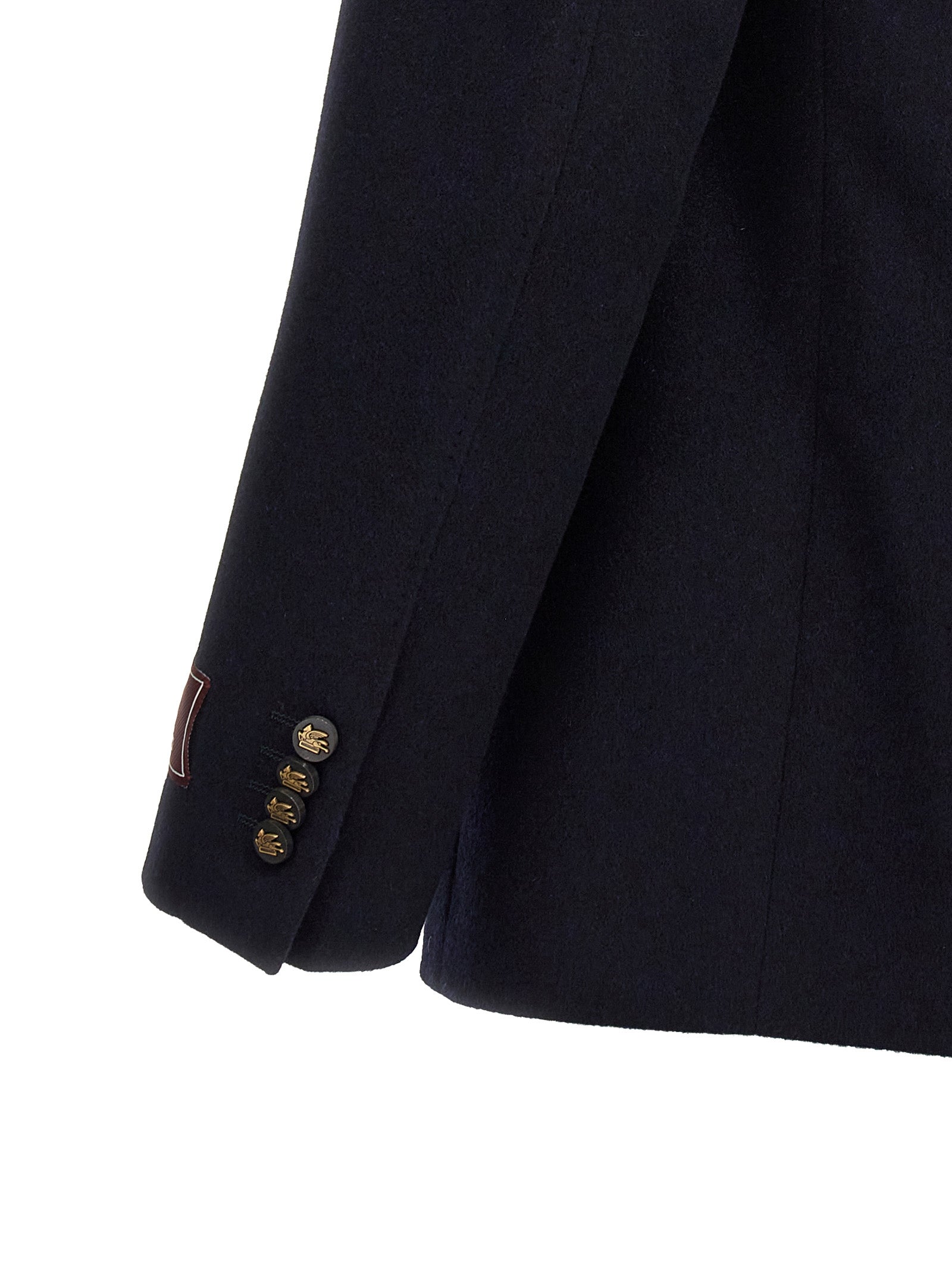 Etro Blue Cashmere Blazer Etro