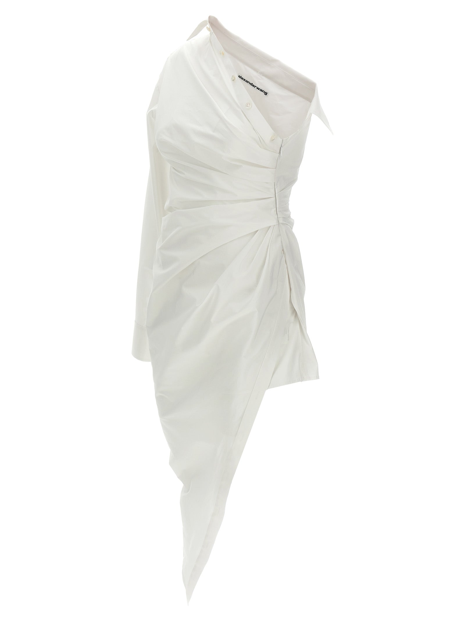 Alexander Wang White Cotton Short Dress Alexander Wang