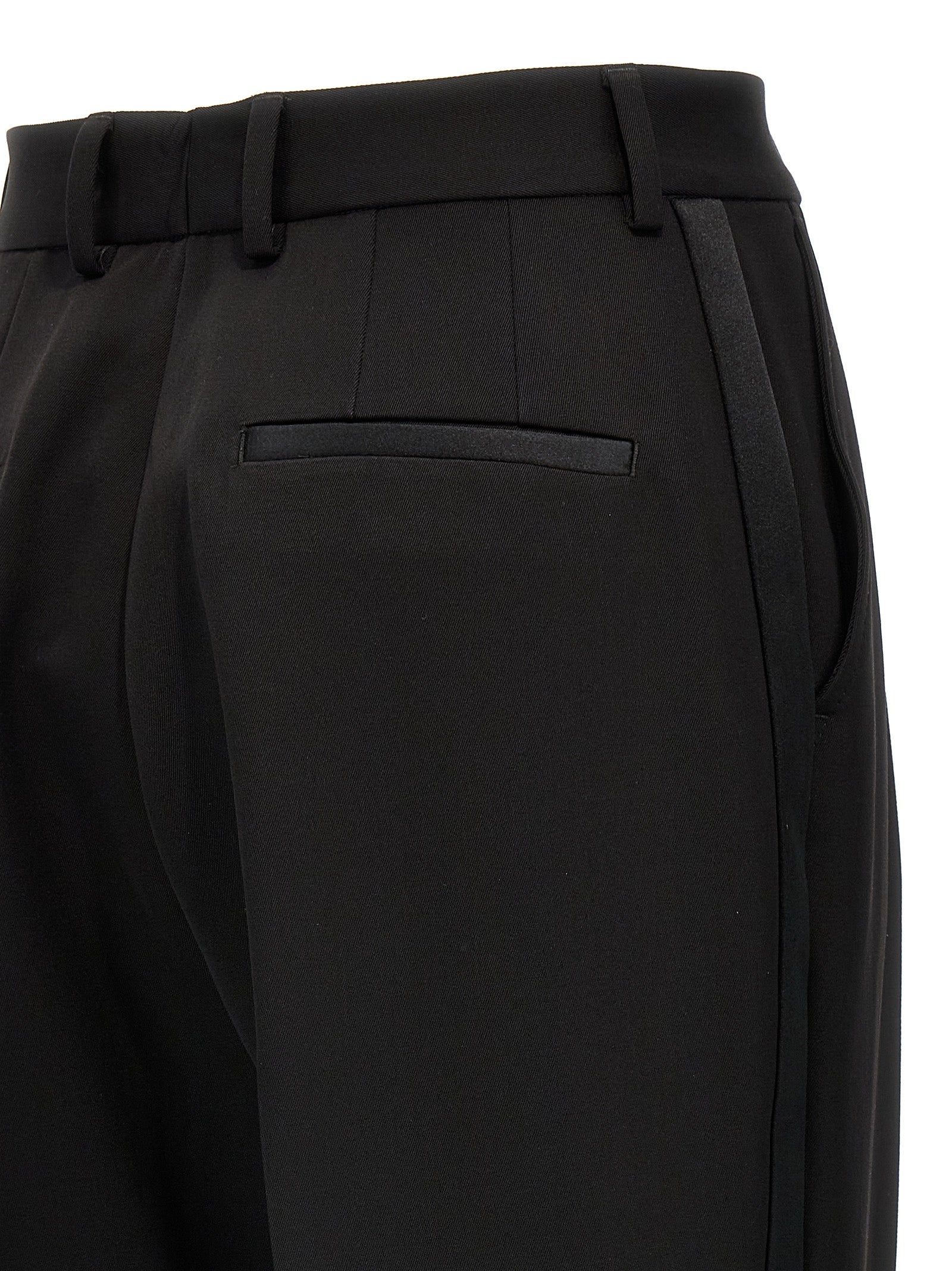 Dolce & Gabbana Black Virgin Wool Tuxedo Dolce & Gabbana