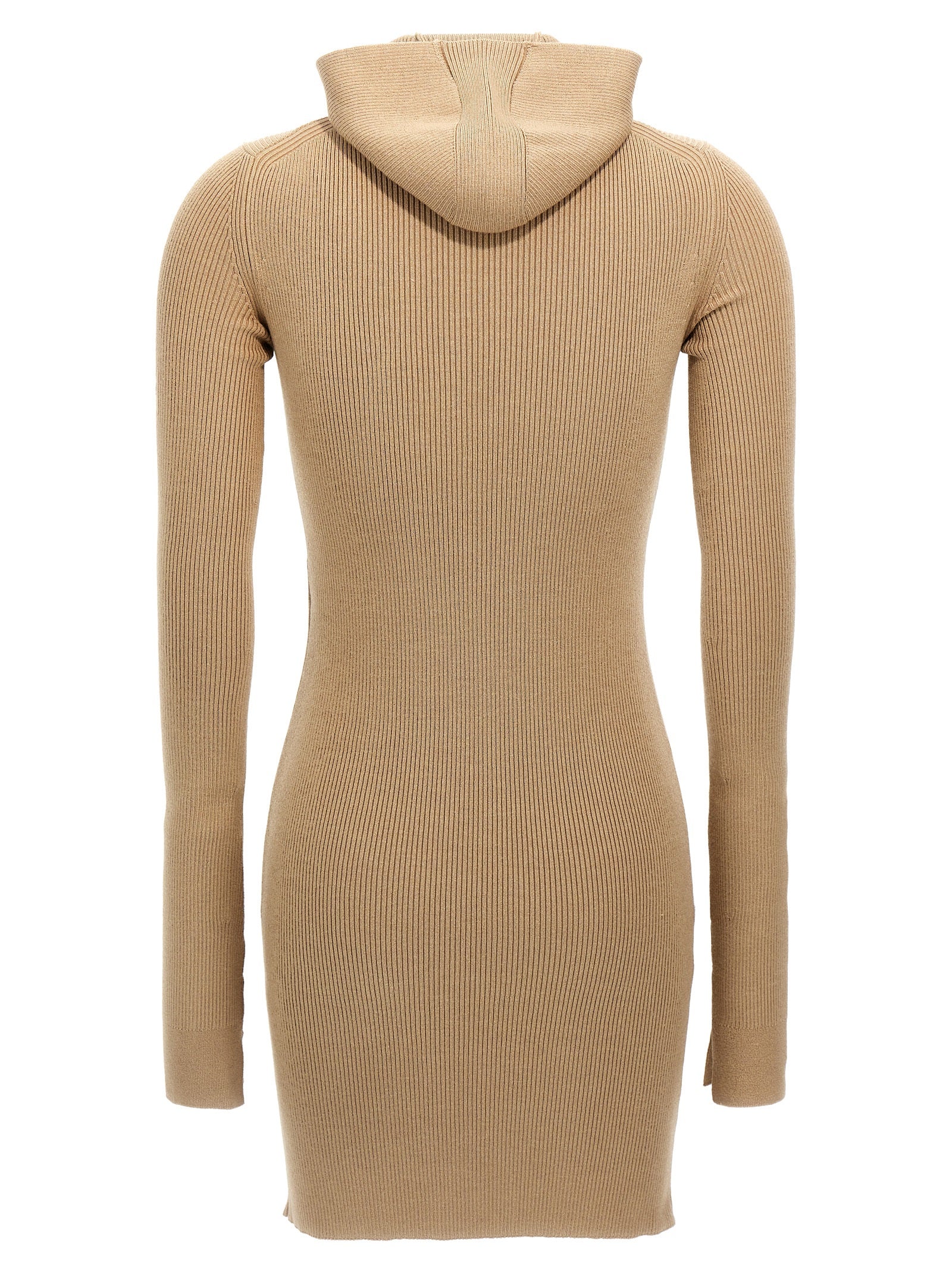 Fendi Beige Wool Short Dress Fendi