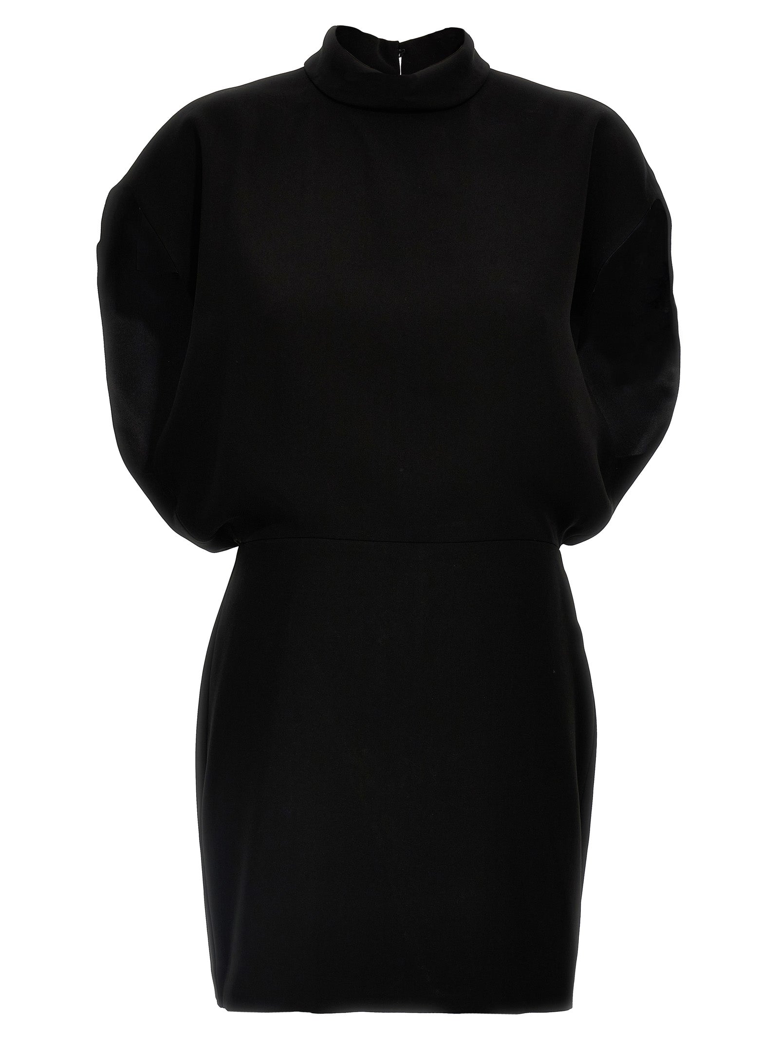 Max Mara Black Triacetate Short Dress Max Mara