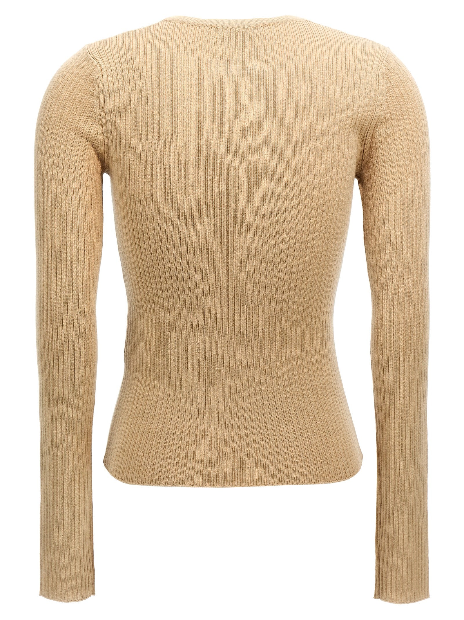 Max Mara Beige Silk Cardigan Max Mara
