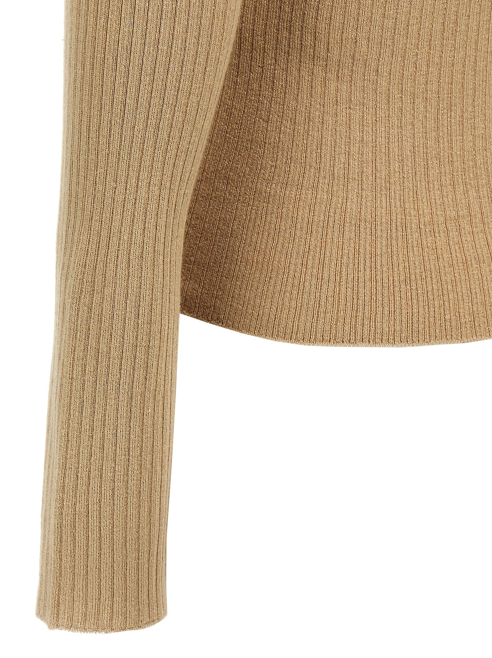 Max Mara Beige Silk Cardigan Max Mara