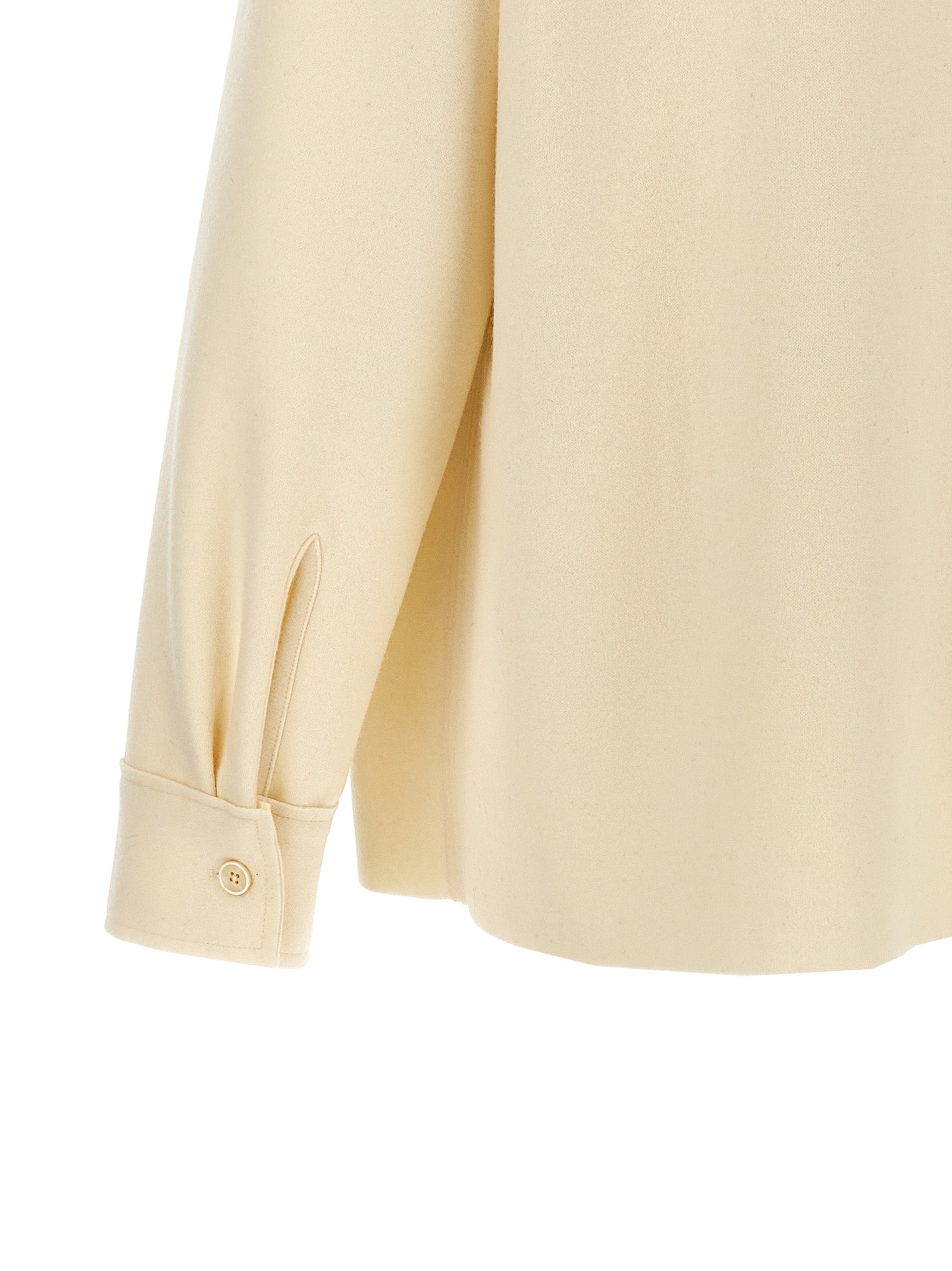 Jil Sander White Wool Blouse Jil Sander