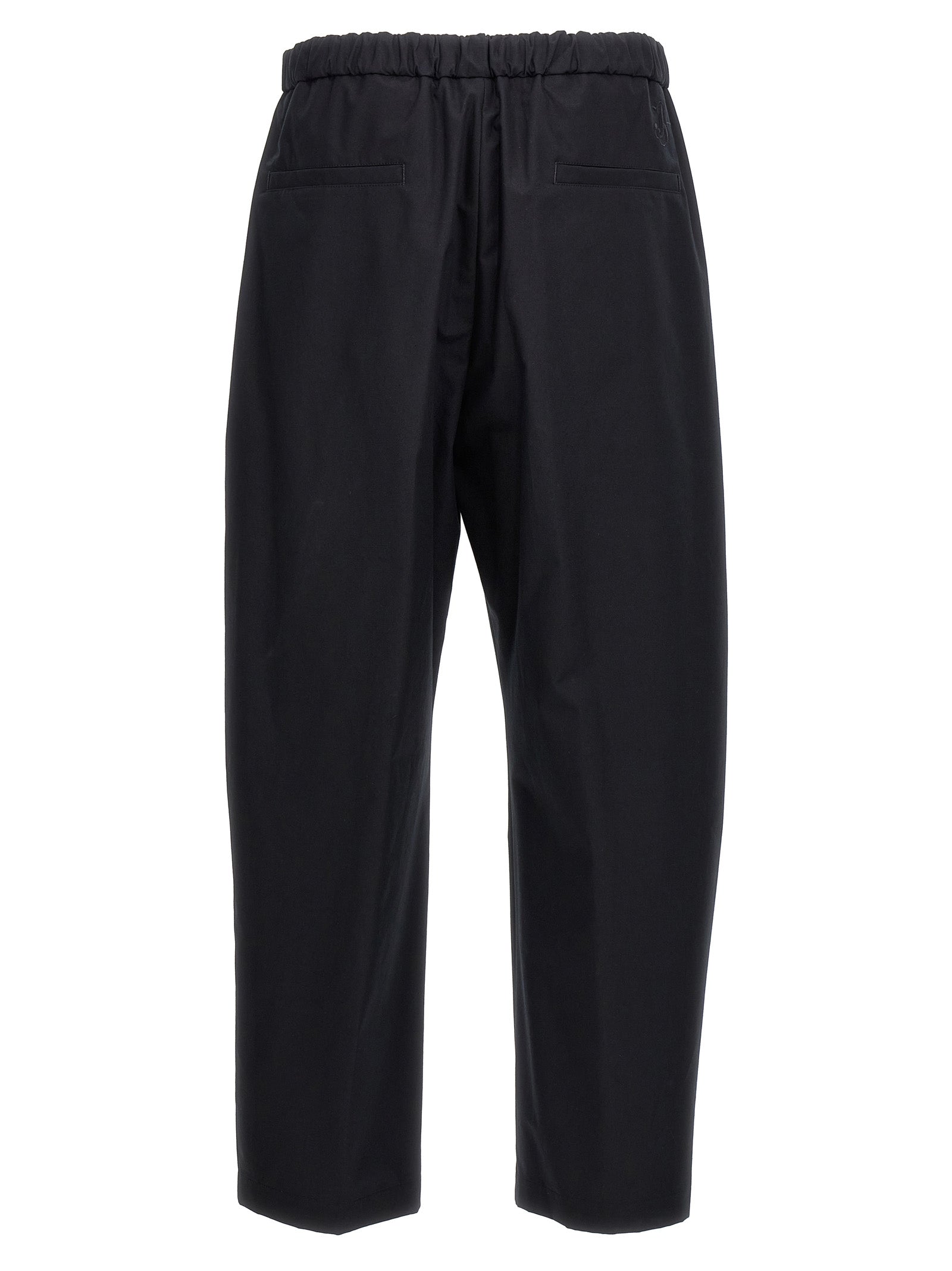 Jil Sander Blue Cotton Casual Pants Jil Sander