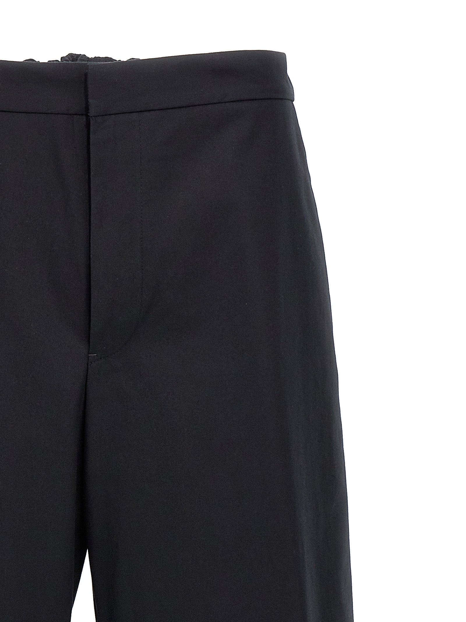 Jil Sander Blue Cotton Casual Pants Jil Sander