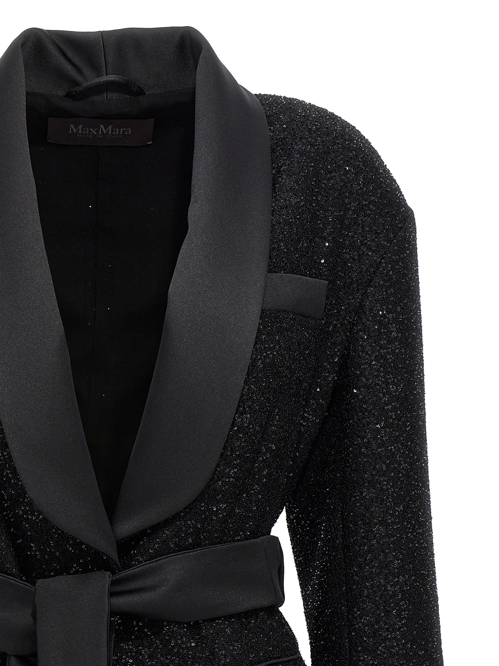 Max Mara Black Viscose Blazer Max Mara