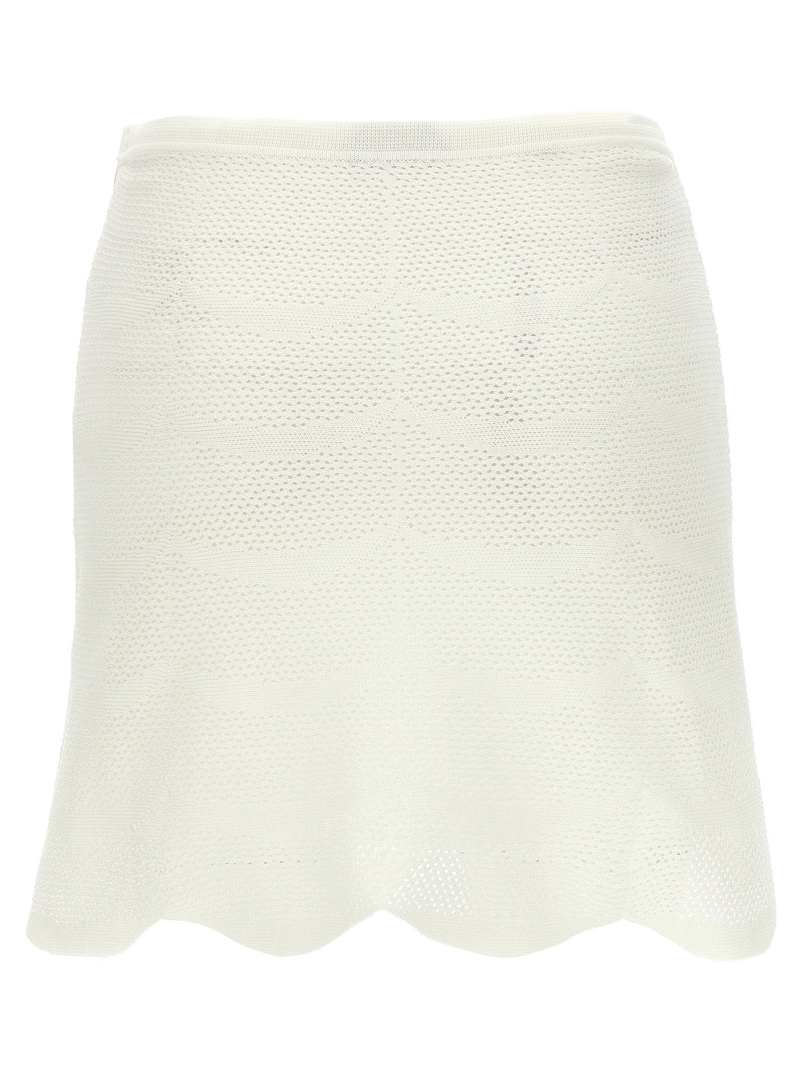Tom Ford White Cotton Long Skirt Tom Ford
