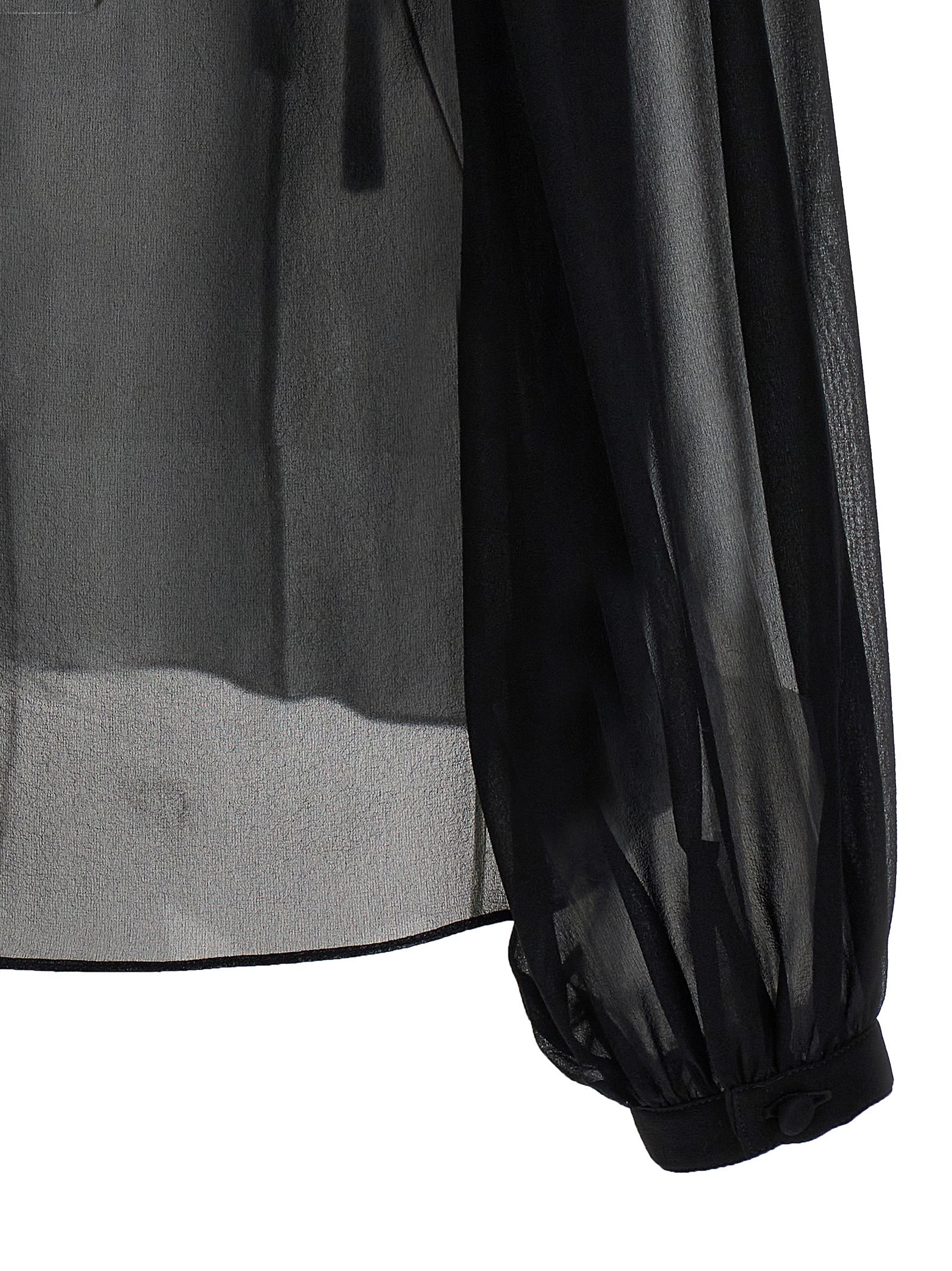 Tom Ford Black Silk Blouse Tom Ford