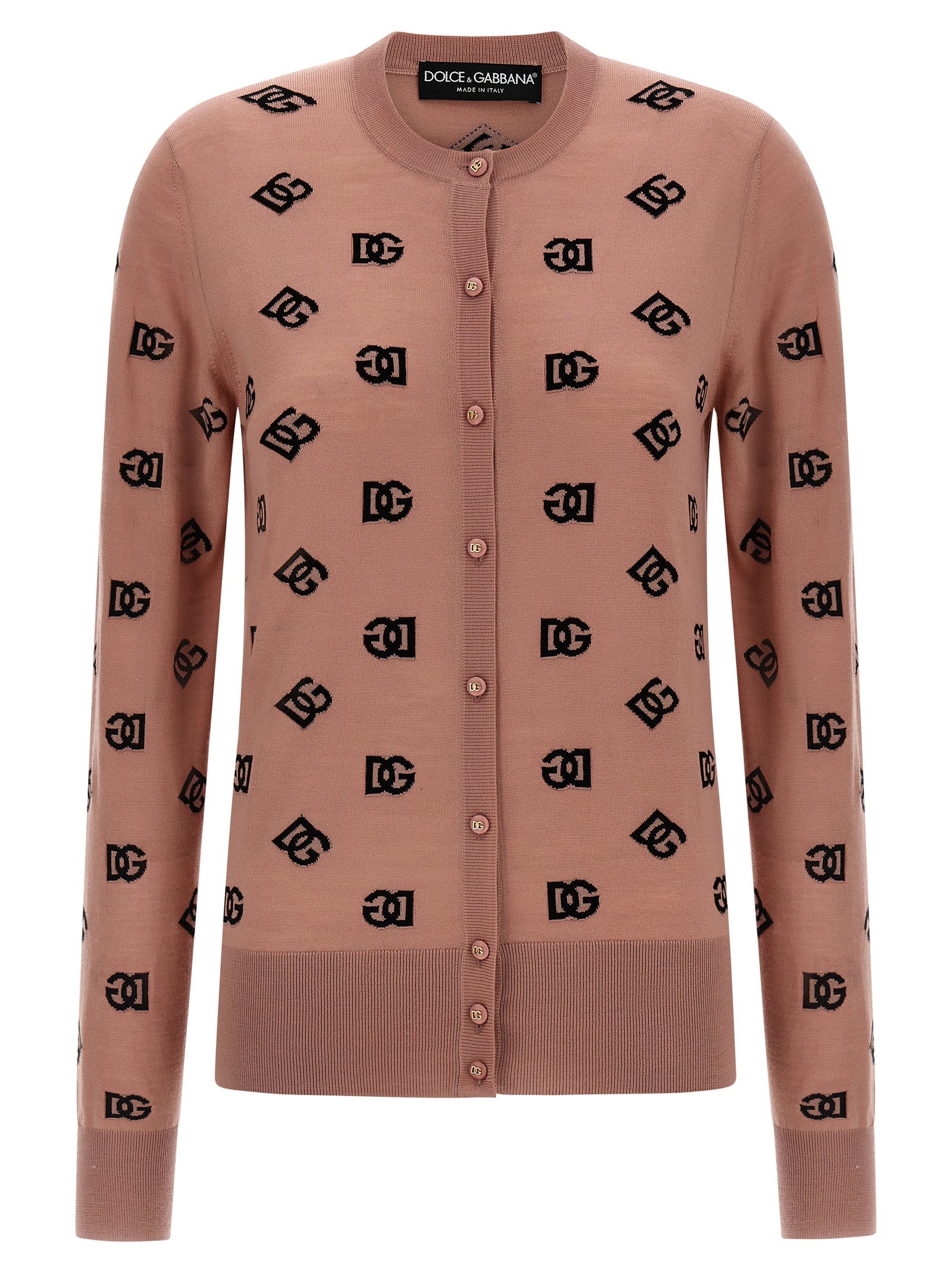 Dolce & Gabbana Multicolor Virgin Wool Cardigan Dolce & Gabbana