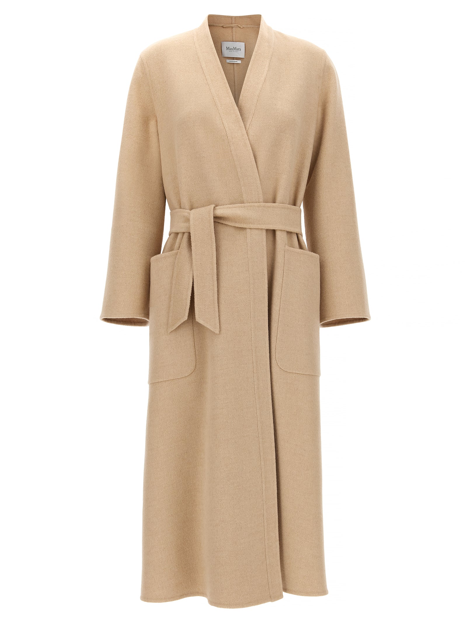 Max Mara Beige Wool Coat Max Mara